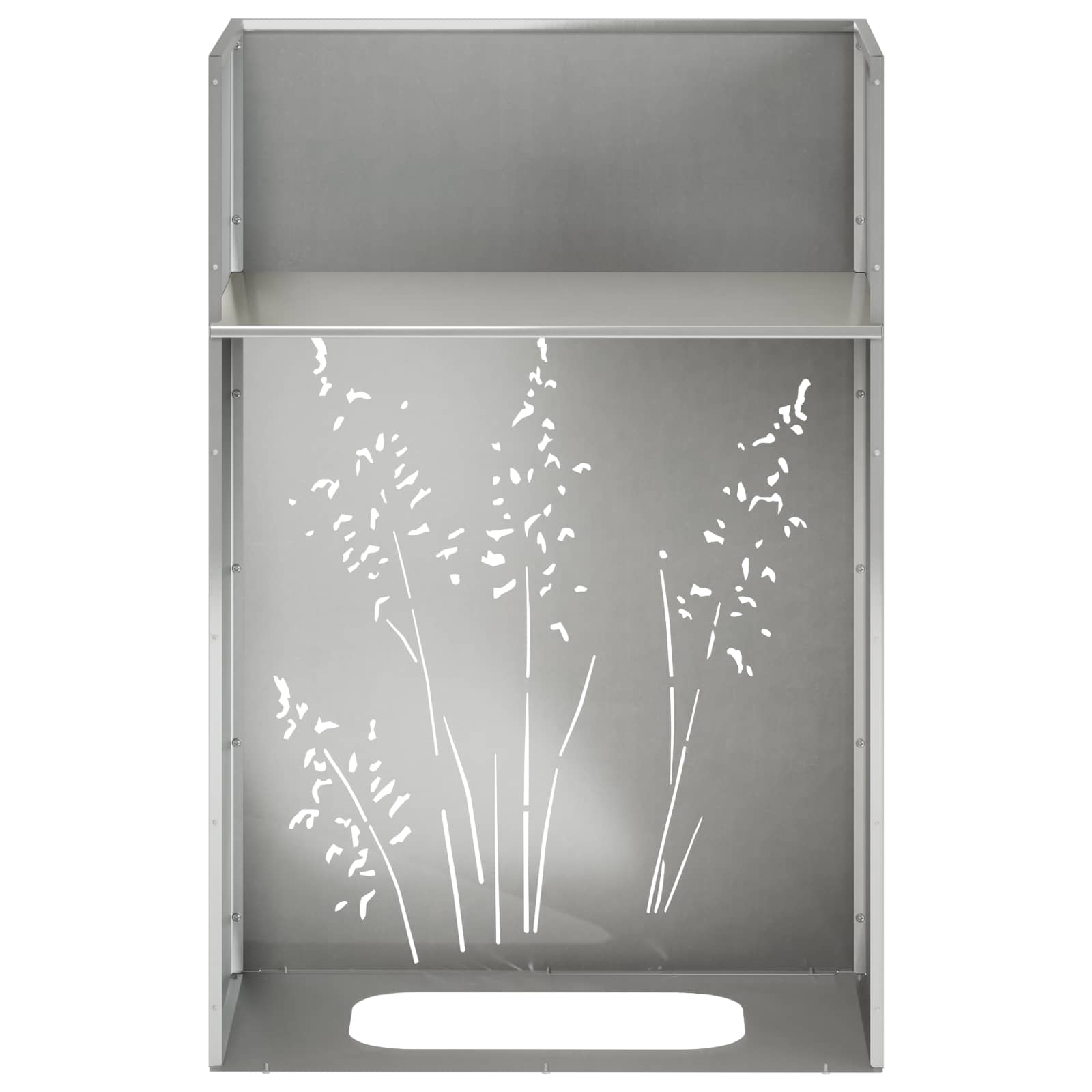 Plantenbak 2 st zilver 50 x 30 x 75 cm Roestvrij staal image 9