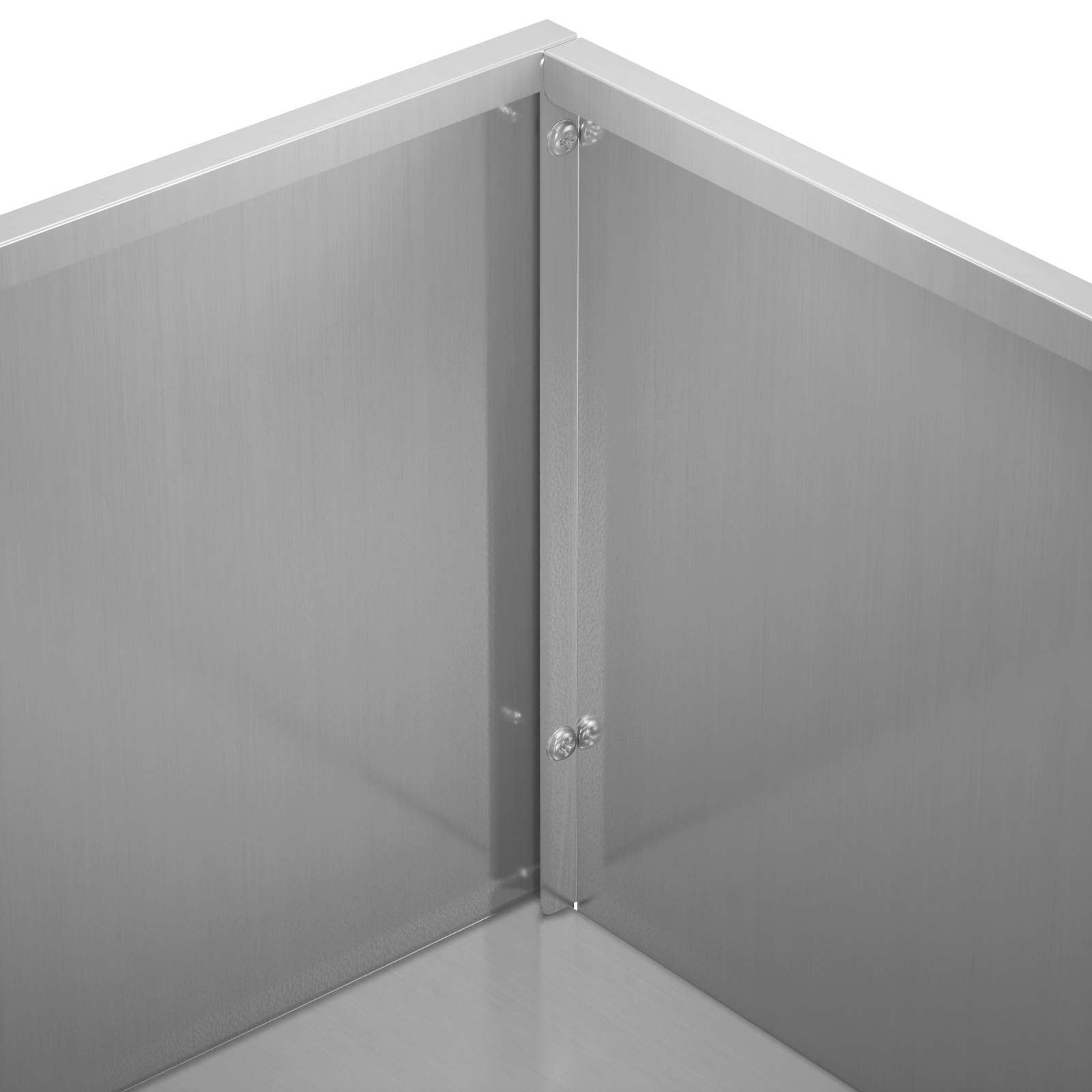 Plantenbak zilver 50 x 30 x 75 cm Gegalvaniseerd staal image 6