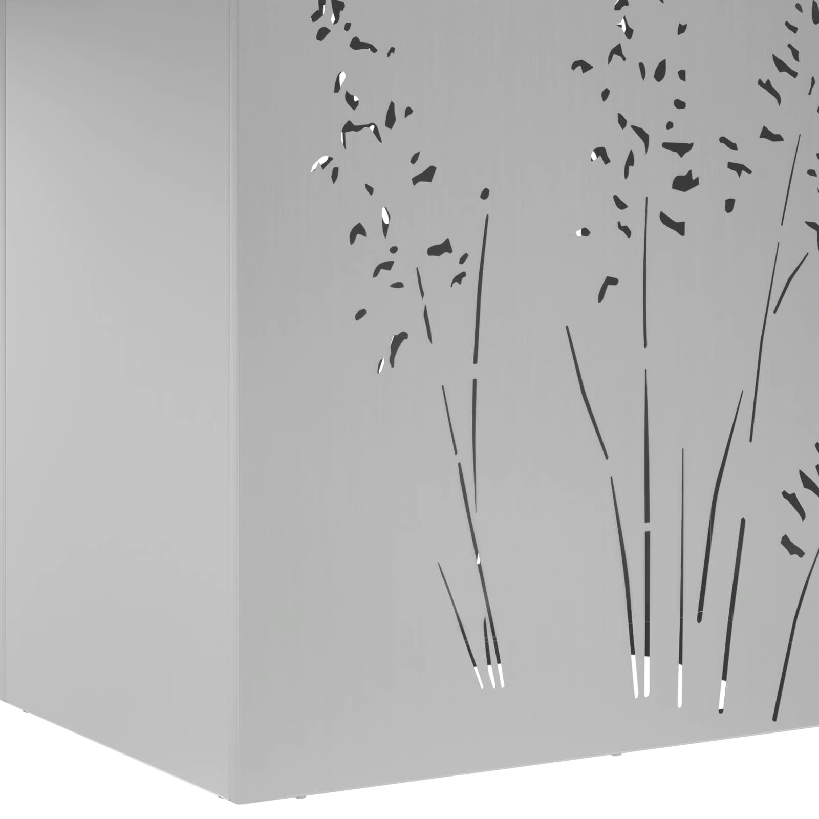 Plantenbak zilver 50 x 30 x 75 cm Gegalvaniseerd staal image 7