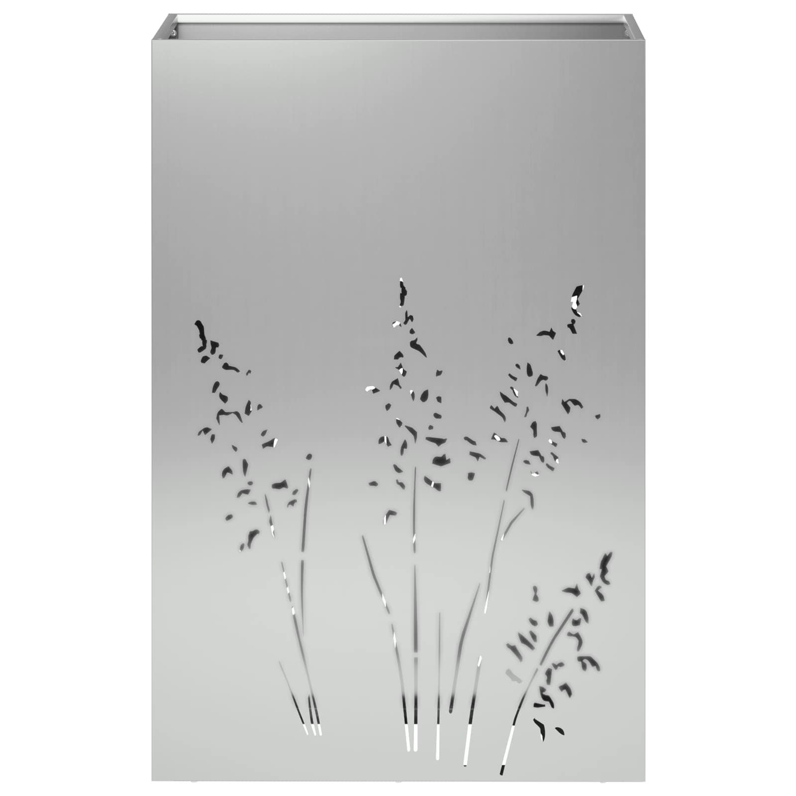 Plantenbak zilver 50 x 30 x 75 cm Gegalvaniseerd staal image 4