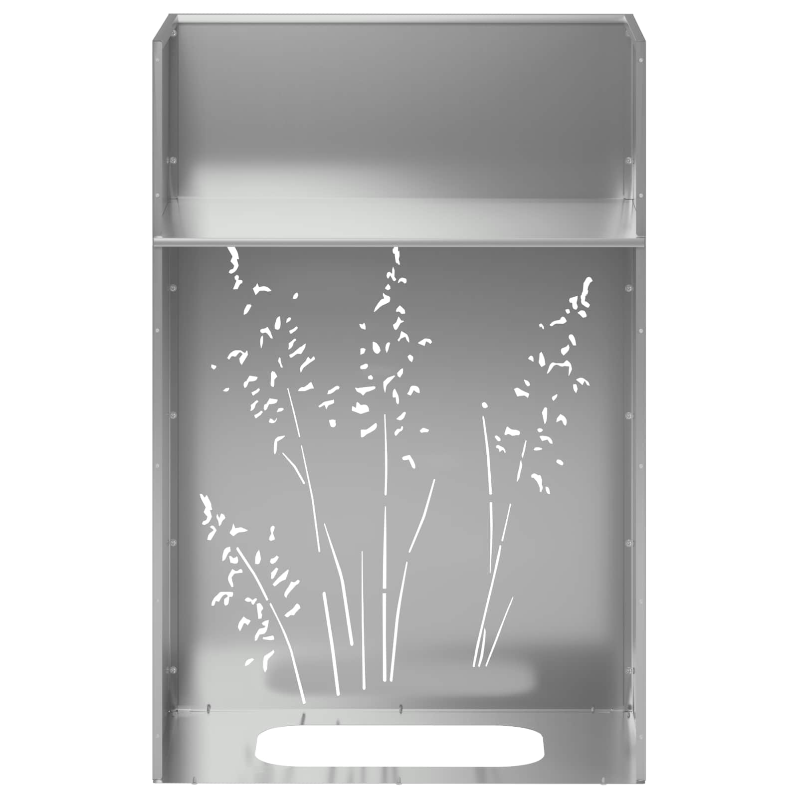 Plantenbak zilver 50 x 30 x 75 cm Gegalvaniseerd staal image 8