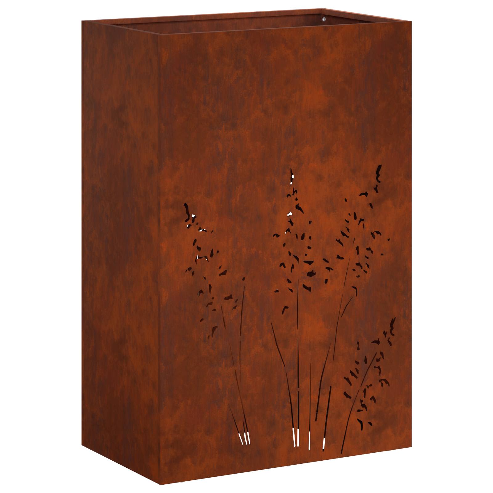 Plantenbak Roestkleurig 50 x 30 x 75 cm weervast staal image 2
