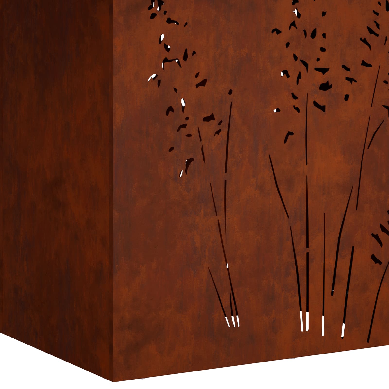Plantenbak 2 st Roestkleurig 50 x 30 x 75 cm weervast staal image 9