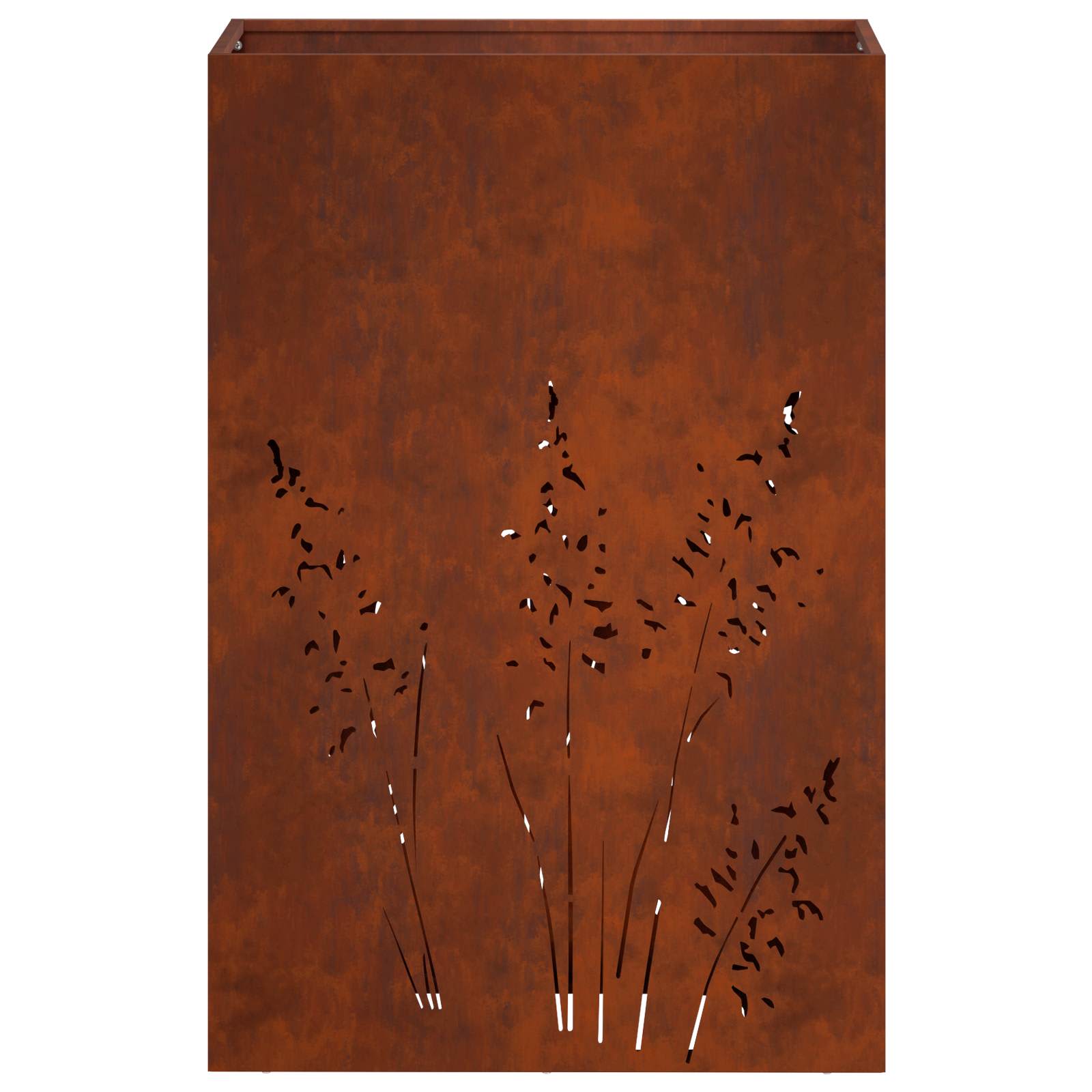 Plantenbak 2 st Roestkleurig 50 x 30 x 75 cm weervast staal image 6