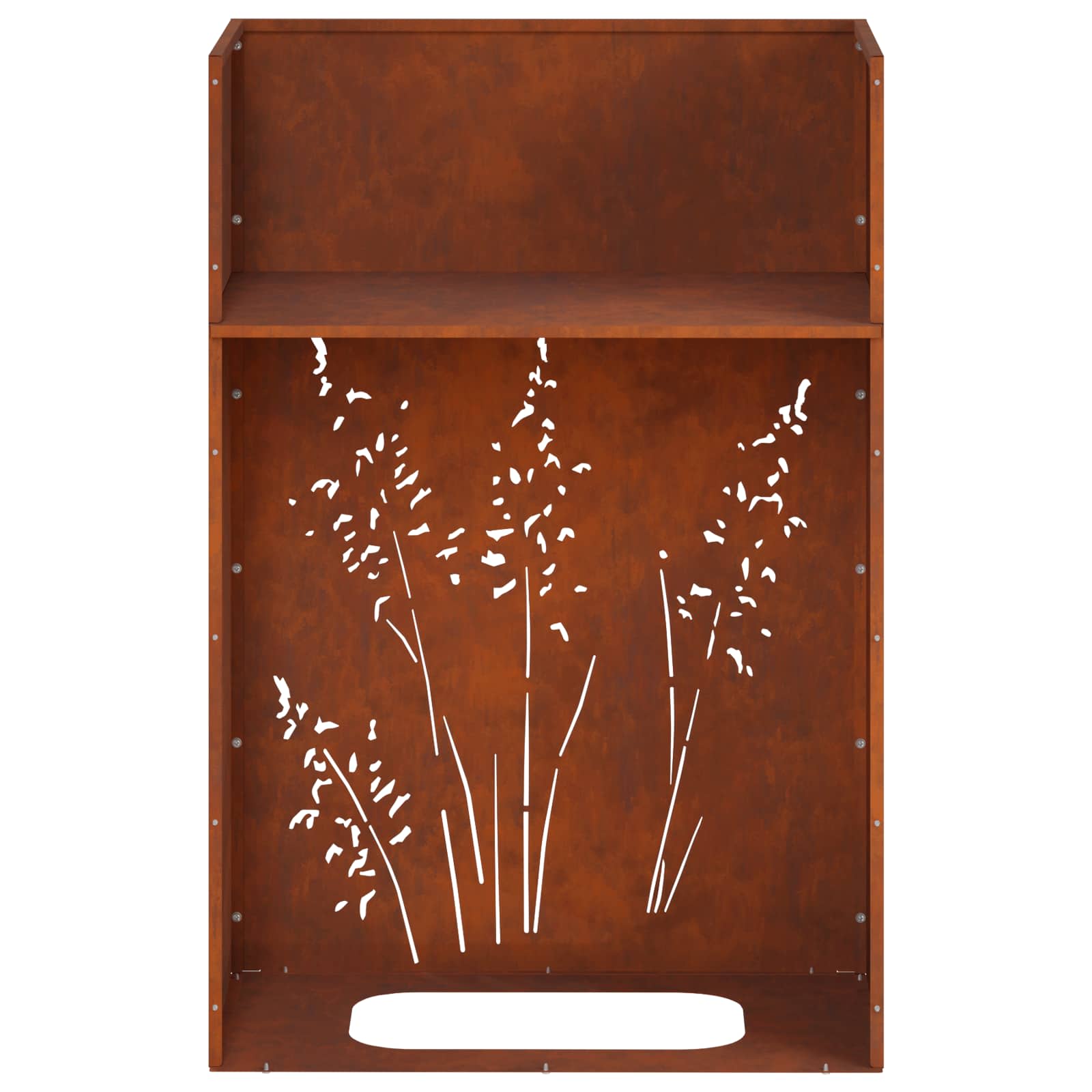 Plantenbak 2 st Roestkleurig 50 x 30 x 75 cm weervast staal image 10