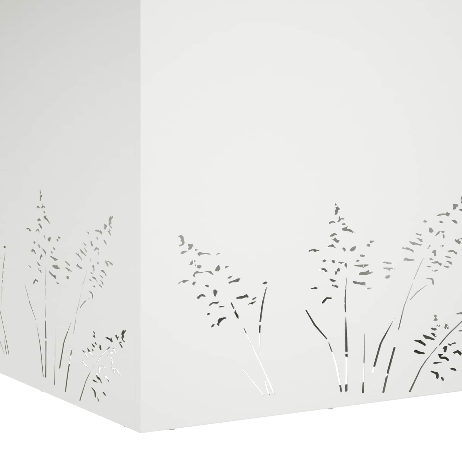Plantenbak Wit 50 x 50 x 49 cm Koudgewalst staal image 7