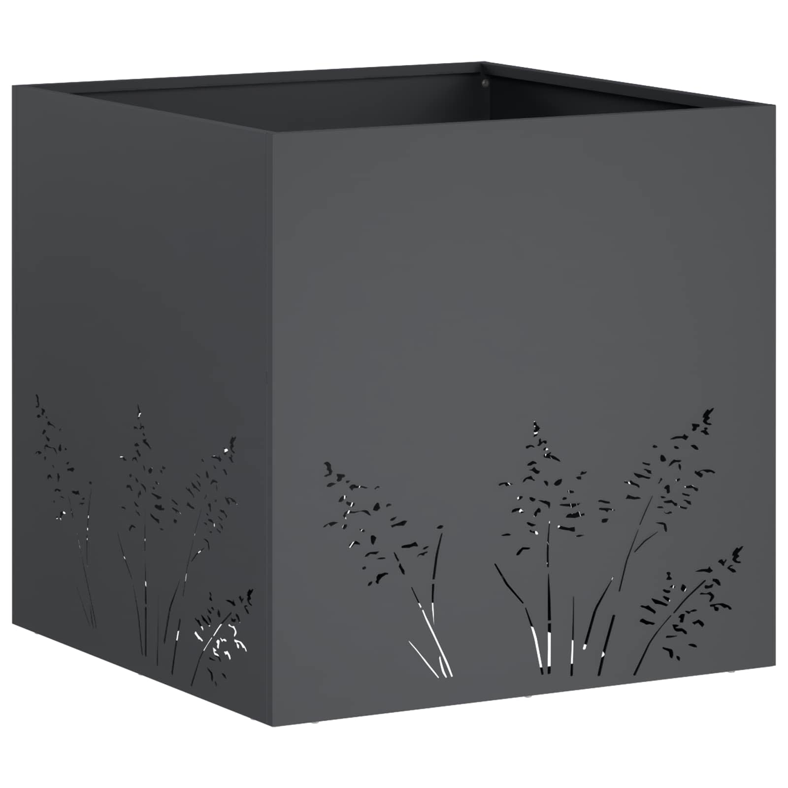 Plantenbak Antraciet 50 x 50 x 49 cm Koudgewalst staal image 2