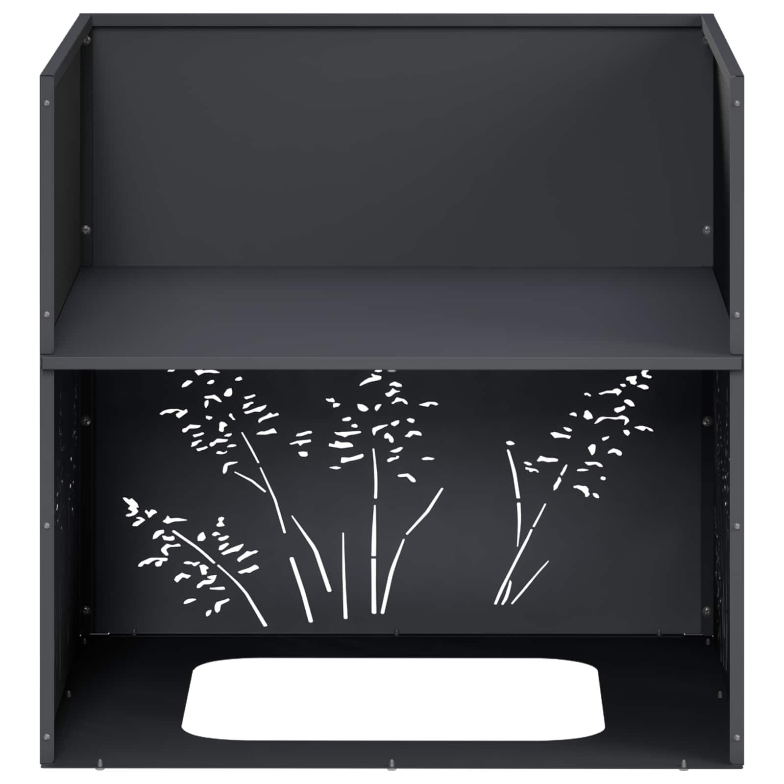 Plantenbak Antraciet 50 x 50 x 49 cm Koudgewalst staal image 8