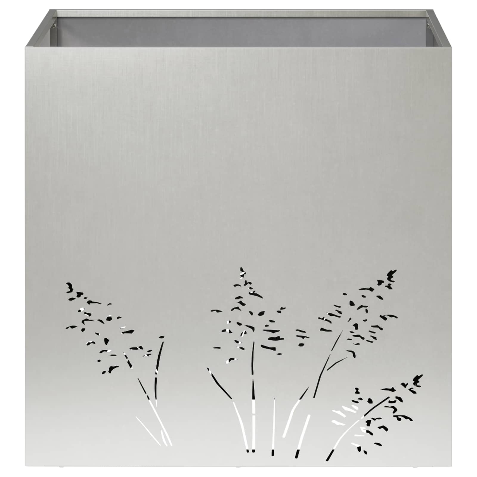 Plantenbak zilver 50 x 50 x 49 cm Roestvrij staal image 4