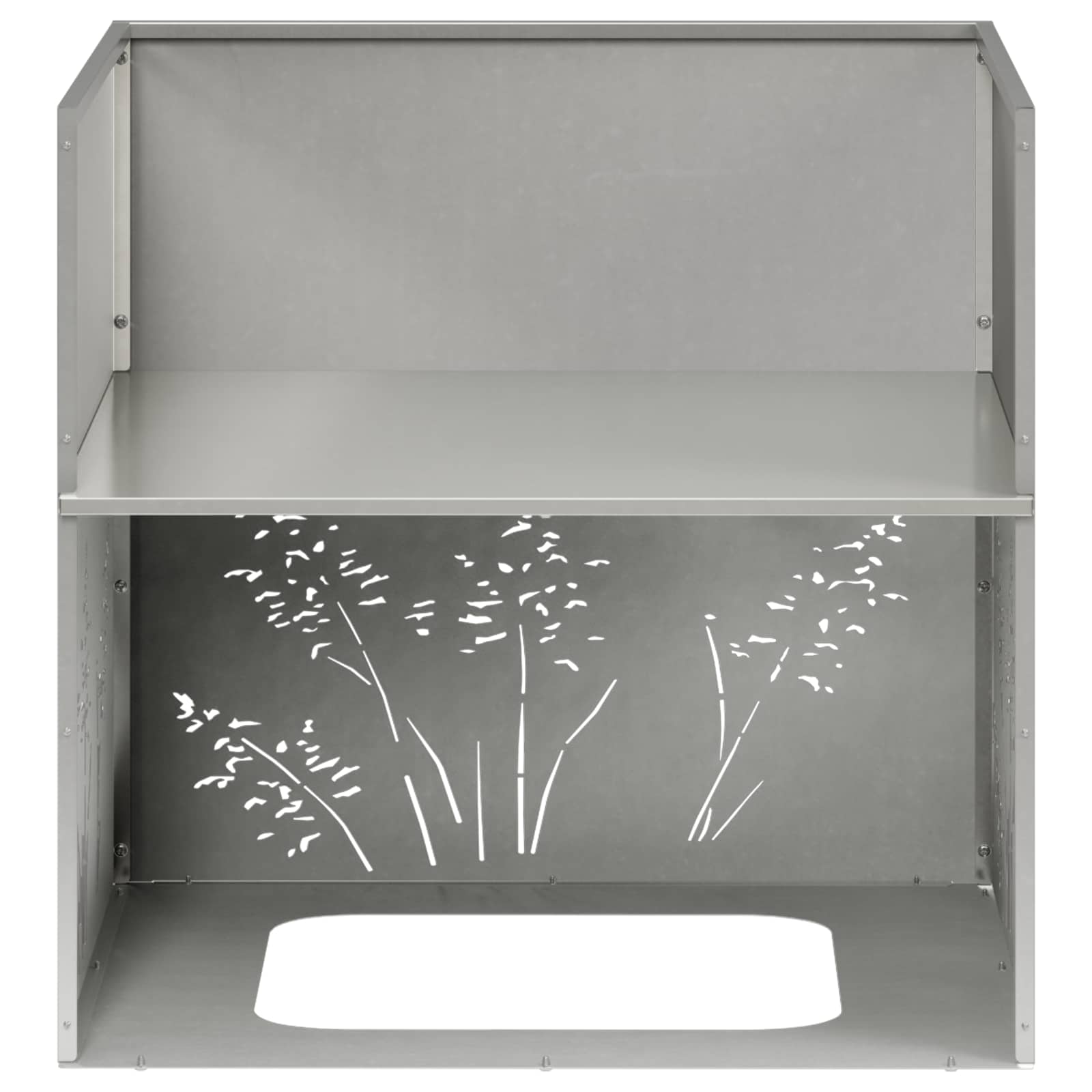 Plantenbak 2 st zilver 50 x 50 x 49 cm Roestvrij staal image 9