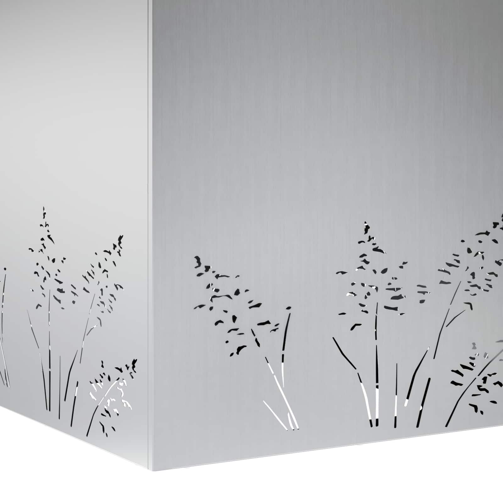 Plantenbak zilver 50 x 50 x 49 cm Gegalvaniseerd staal image 7