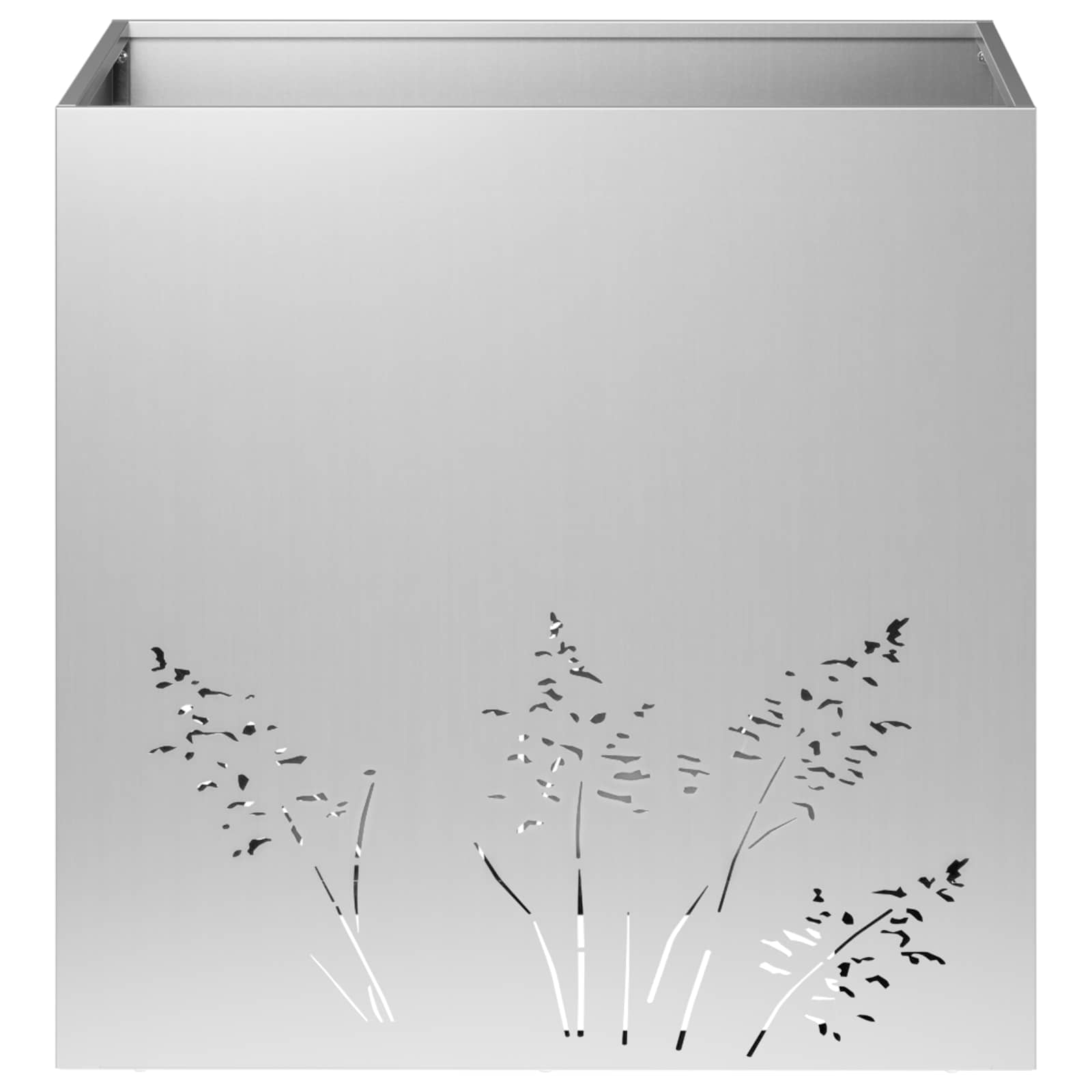 Plantenbak zilver 50 x 50 x 49 cm Gegalvaniseerd staal image 4