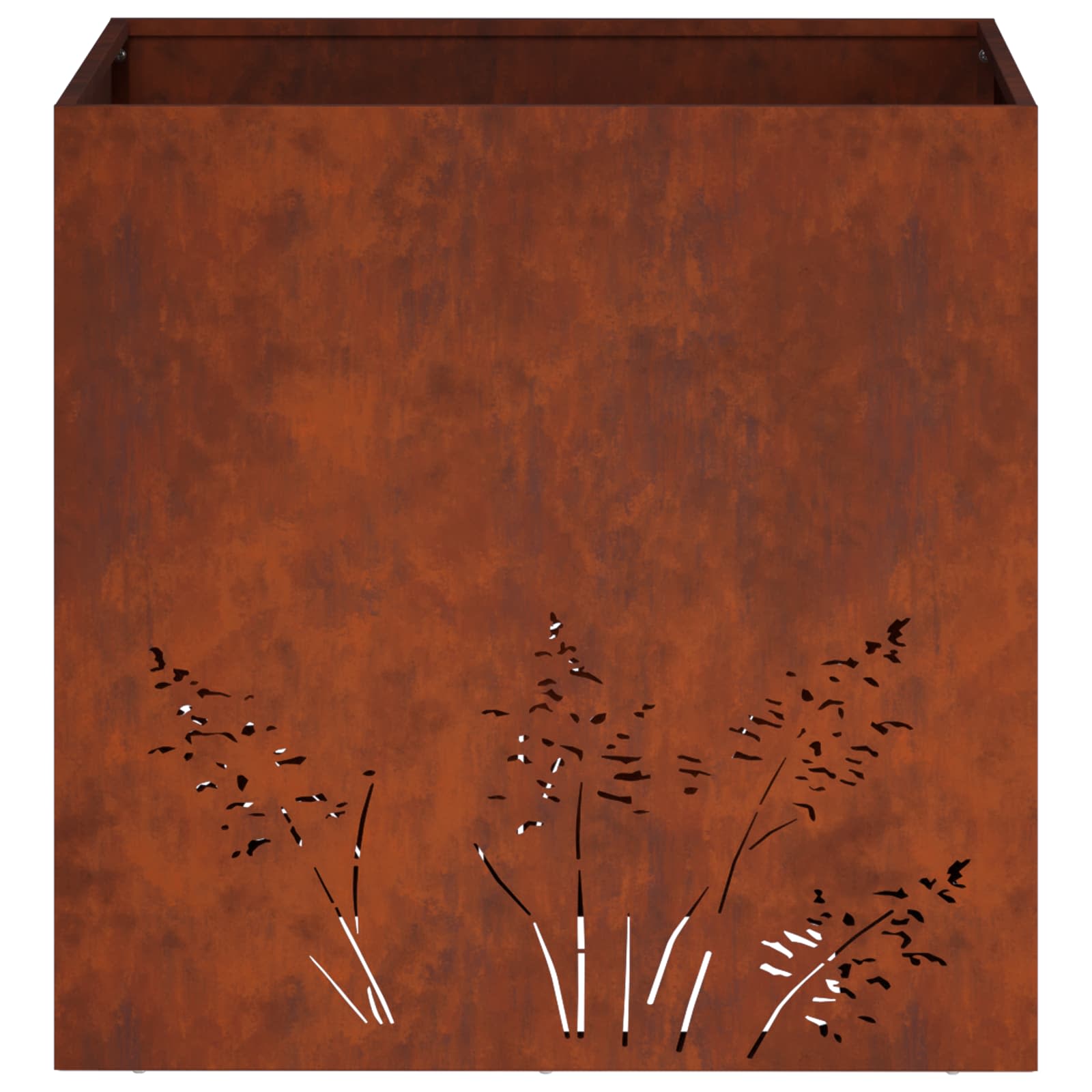 Plantenbak Roestkleurig 50 x 50 x 49 cm weervast staal image 5