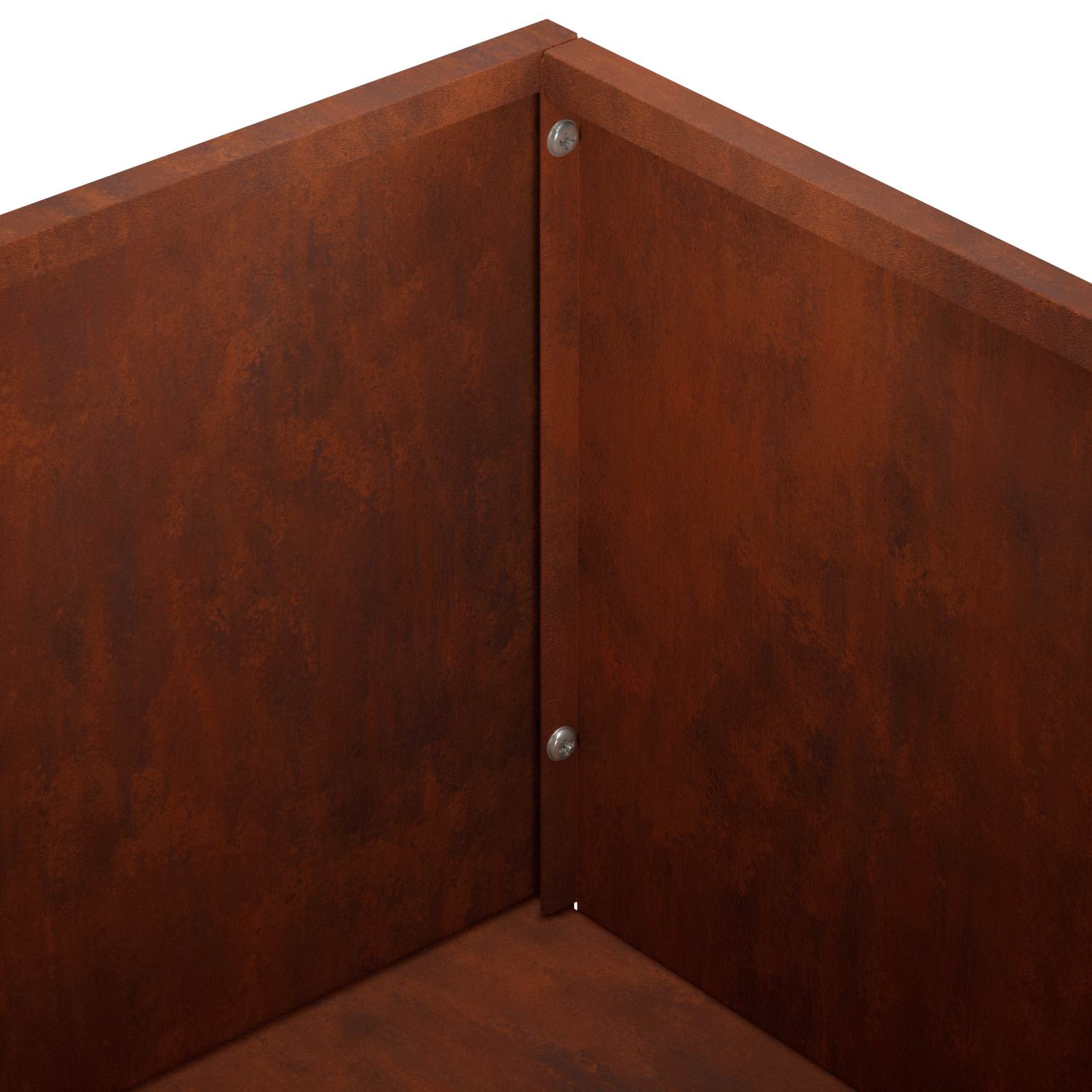 Plantenbak 2 st Roestkleurig 50 x 50 x 49 cm weervast staal image 8