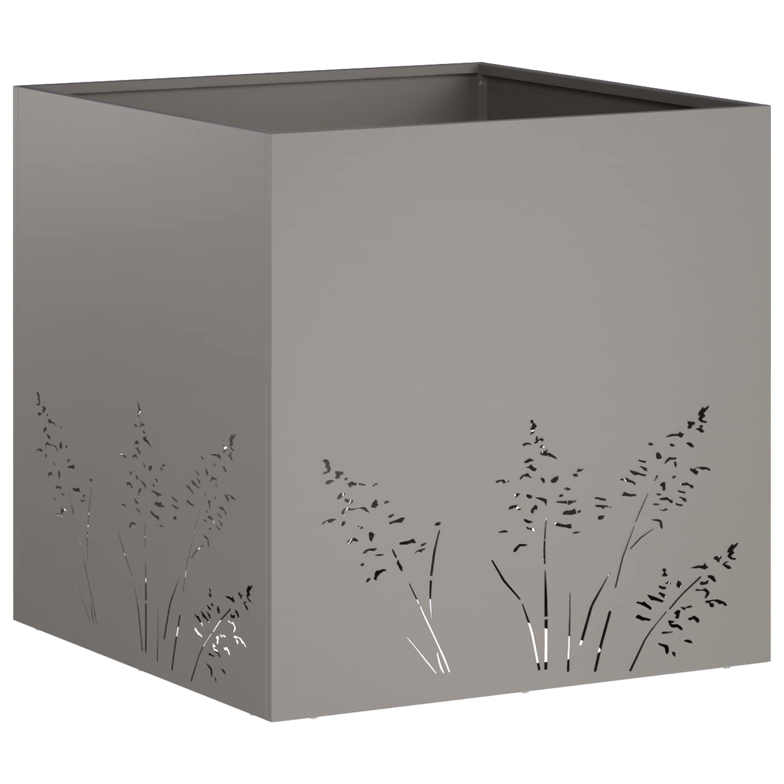 Plantenbak 2 st Roestkleurig 50 x 50 x 49 cm weervast staal image 5