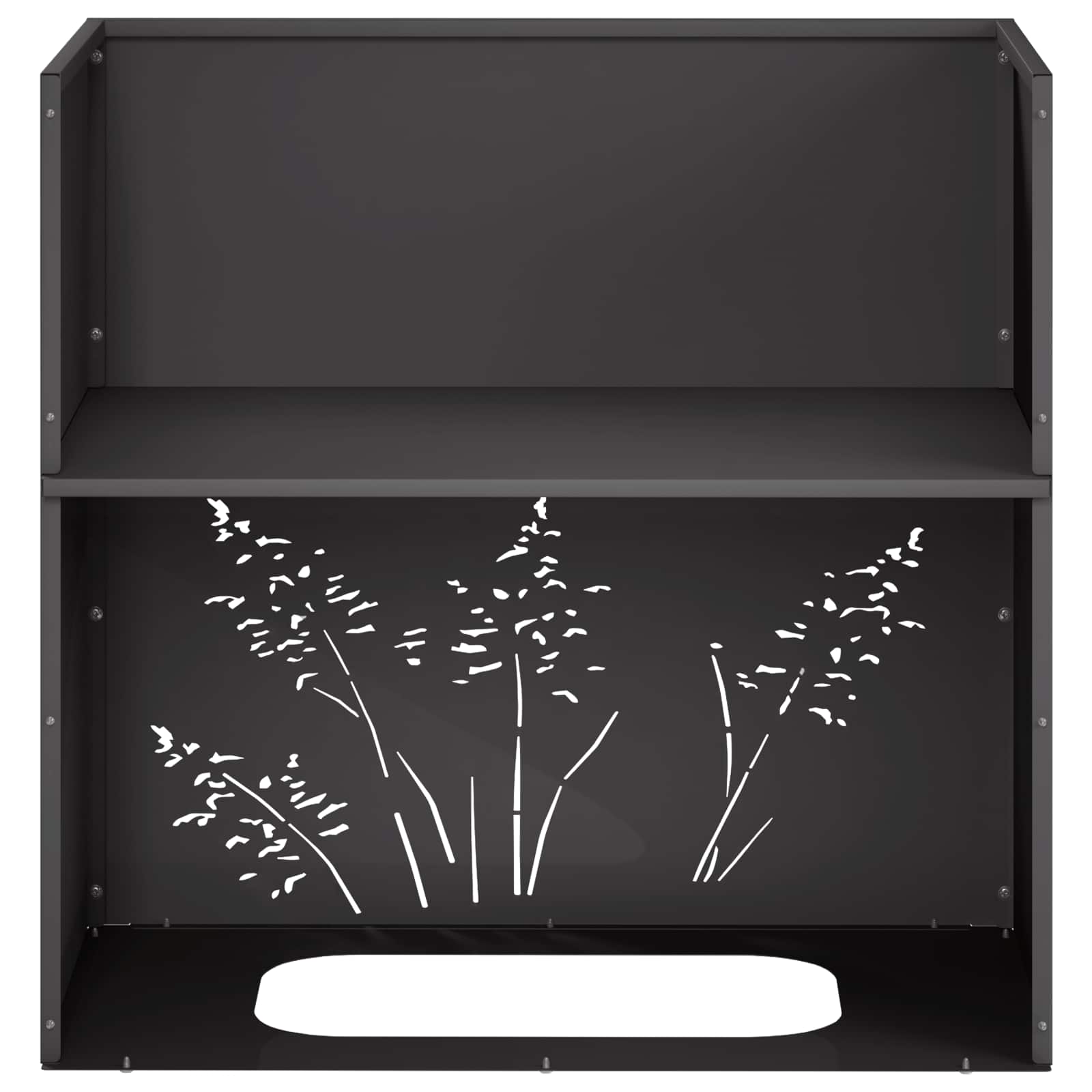 Plantenbak Zwart 50 x 30 x 49 cm Koudgewalst staal image 8