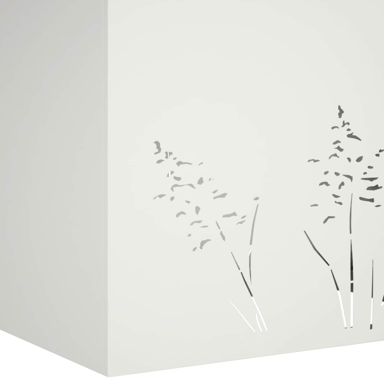 Plantenbak Wit 50 x 30 x 49 cm Koudgewalst staal image 7