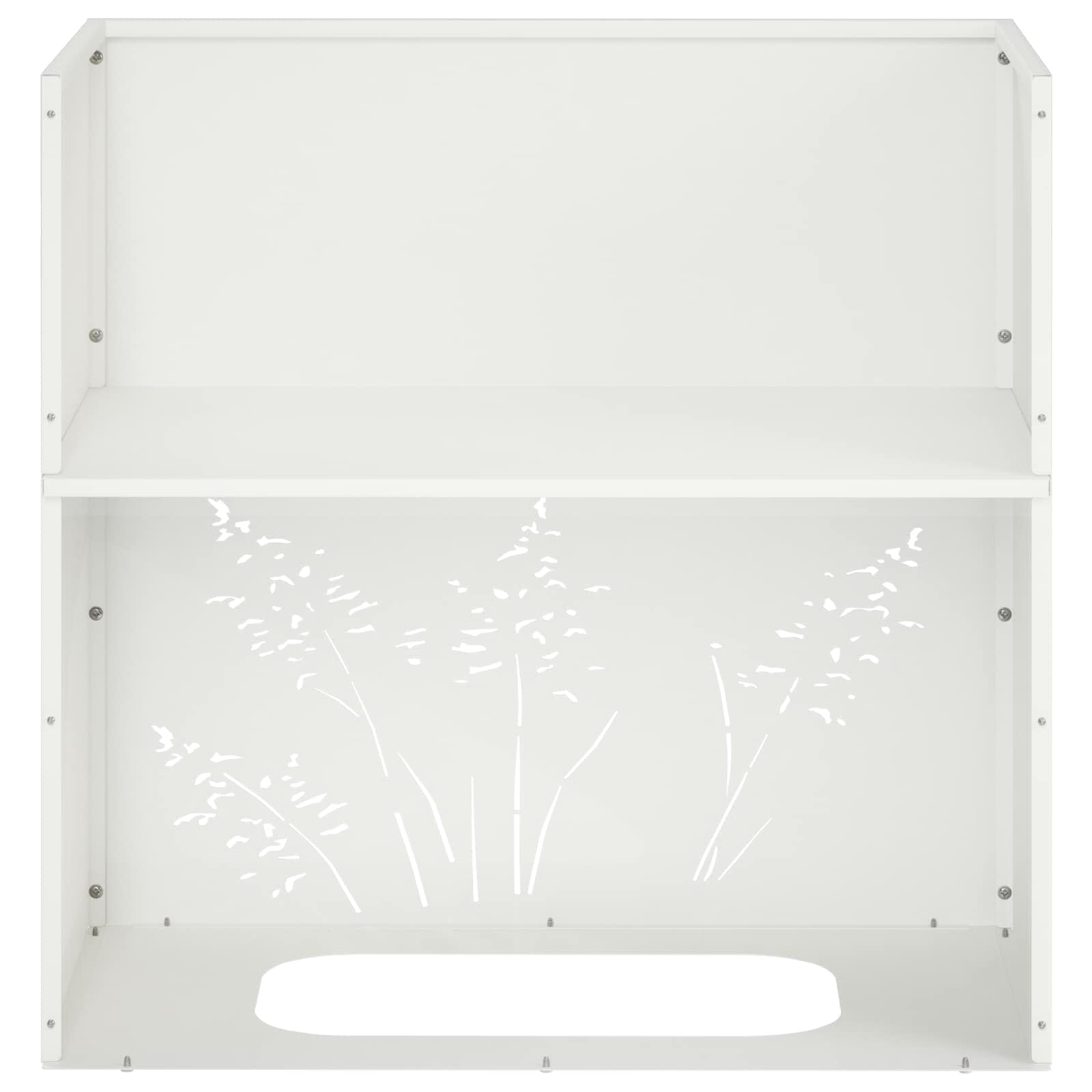 Plantenbak Wit 50 x 30 x 49 cm Koudgewalst staal image 8