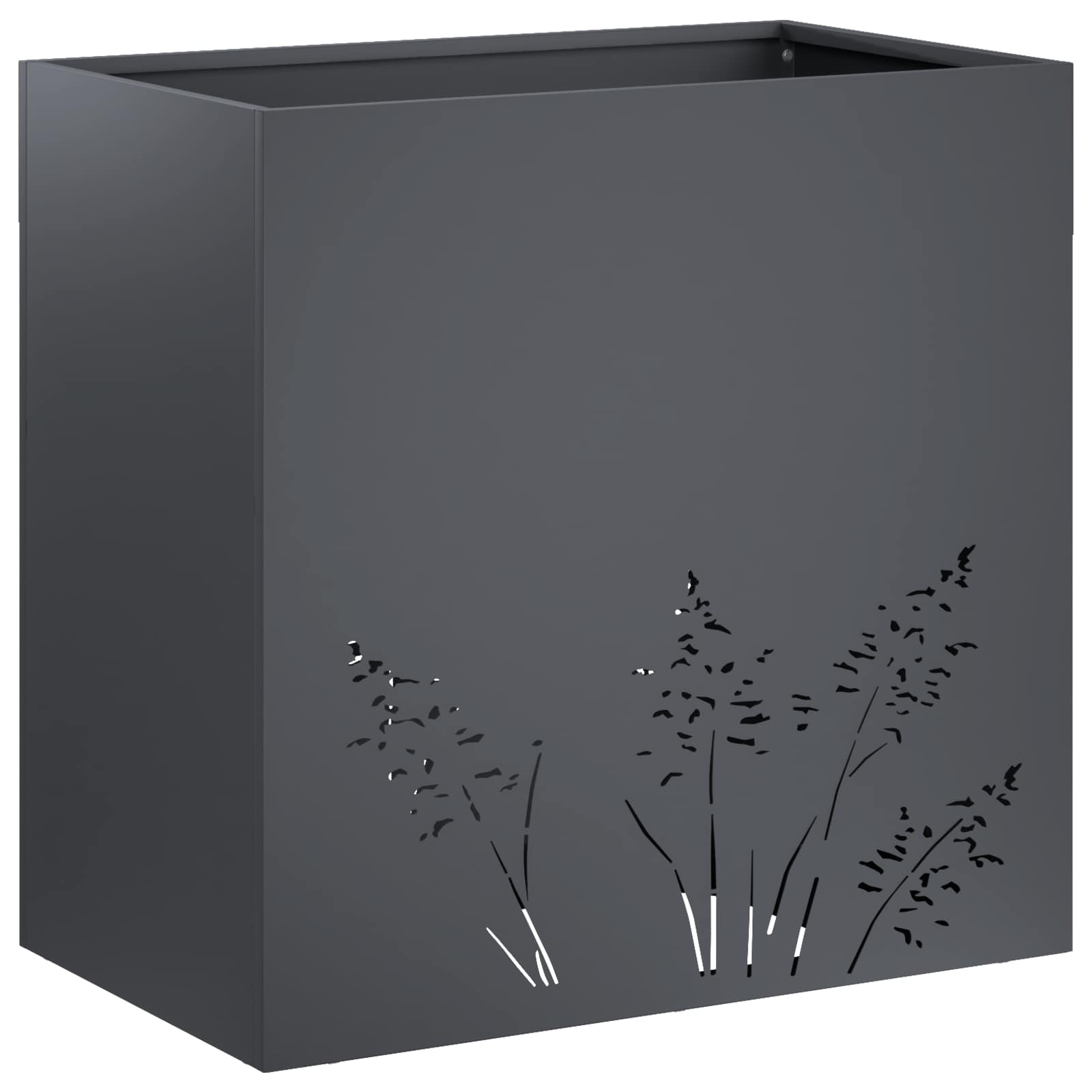 Plantenbak Antraciet 50 x 30 x 49 cm Koudgewalst staal image 2
