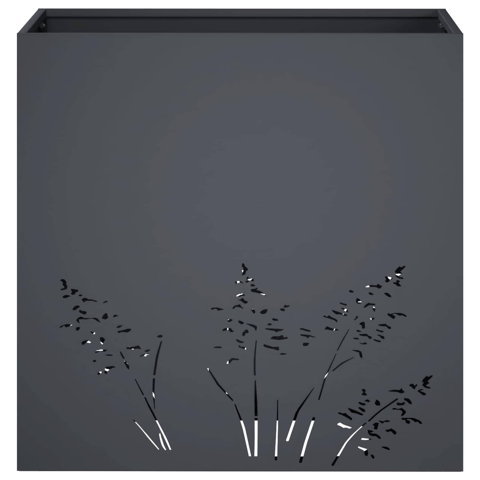 Plantenbak 2 st Antraciet 50 x 30 x 49 cm Koudgewalst staal image 5