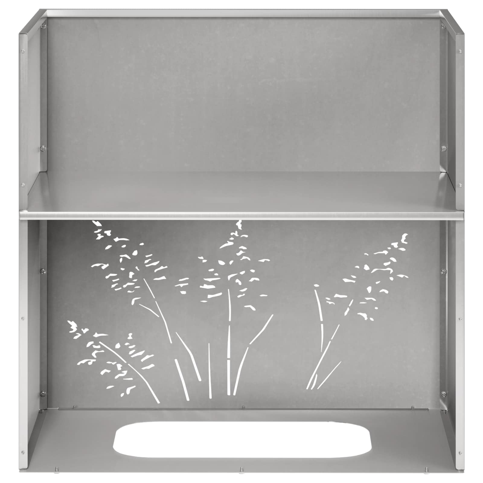 Plantenbak zilver 50 x 30 x 49 cm Roestvrij staal image 8
