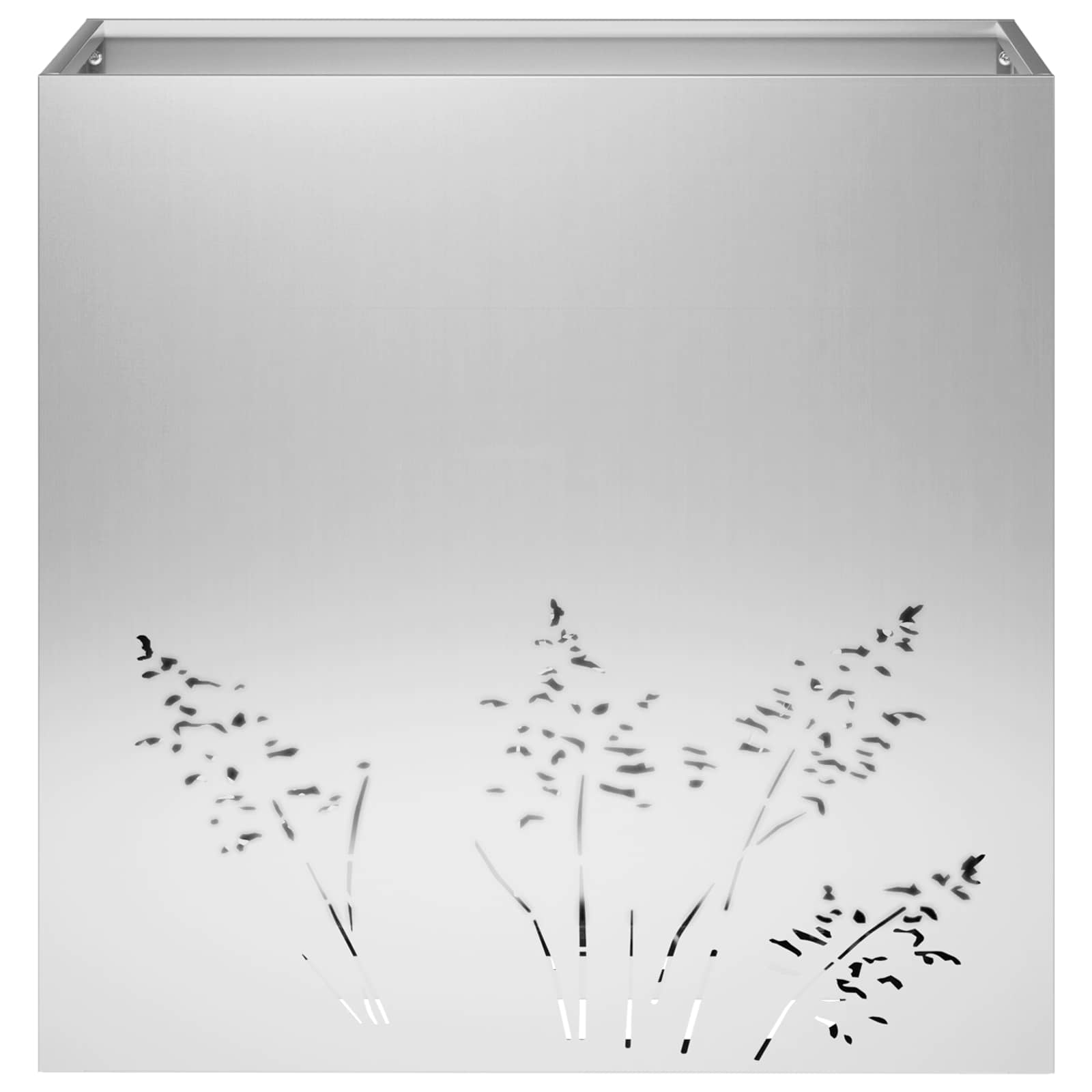 Plantenbak zilver 50 x 30 x 49 cm Gegalvaniseerd staal image 4
