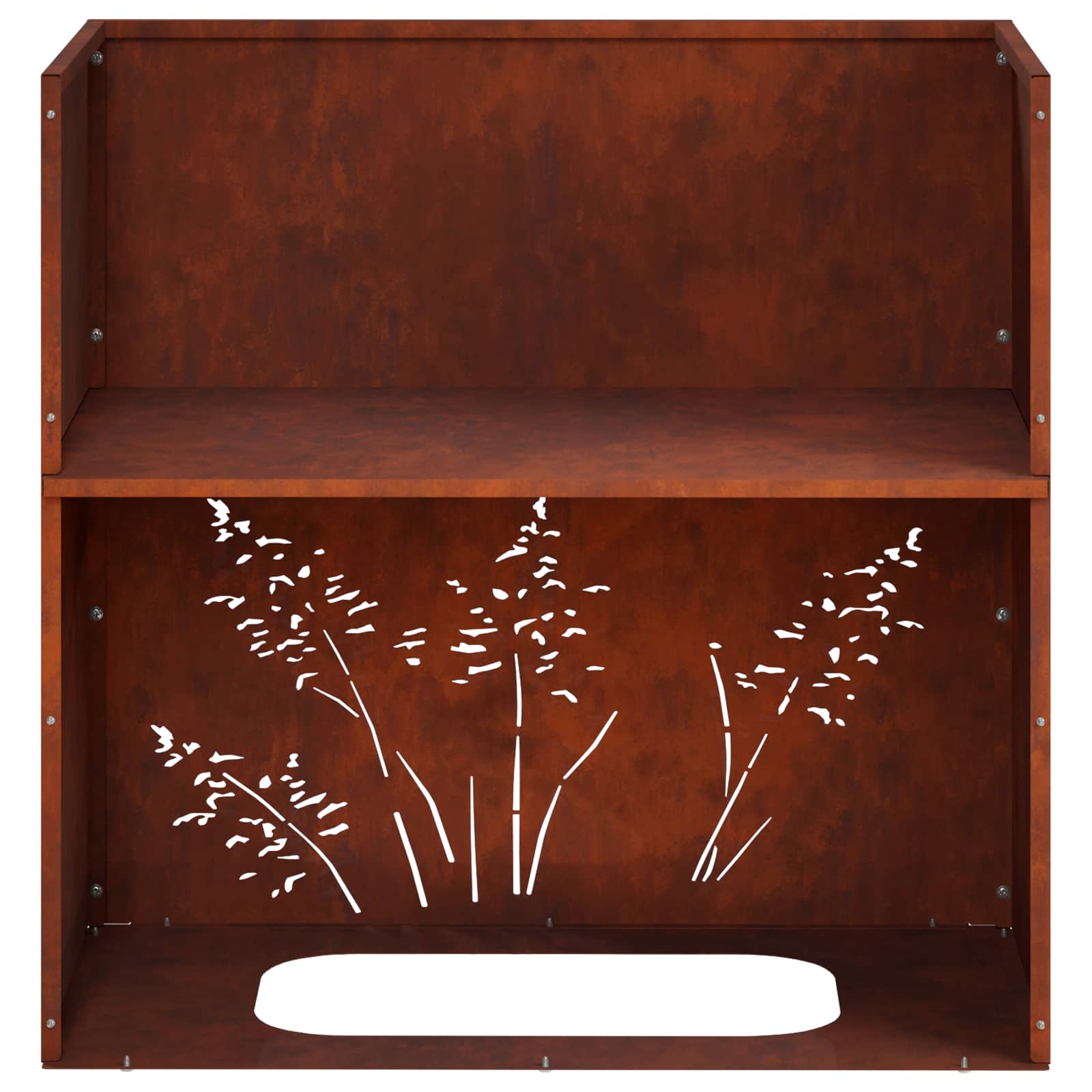 Plantenbak Roestkleurig 50 x 30 x 49 cm weervast staal image 9