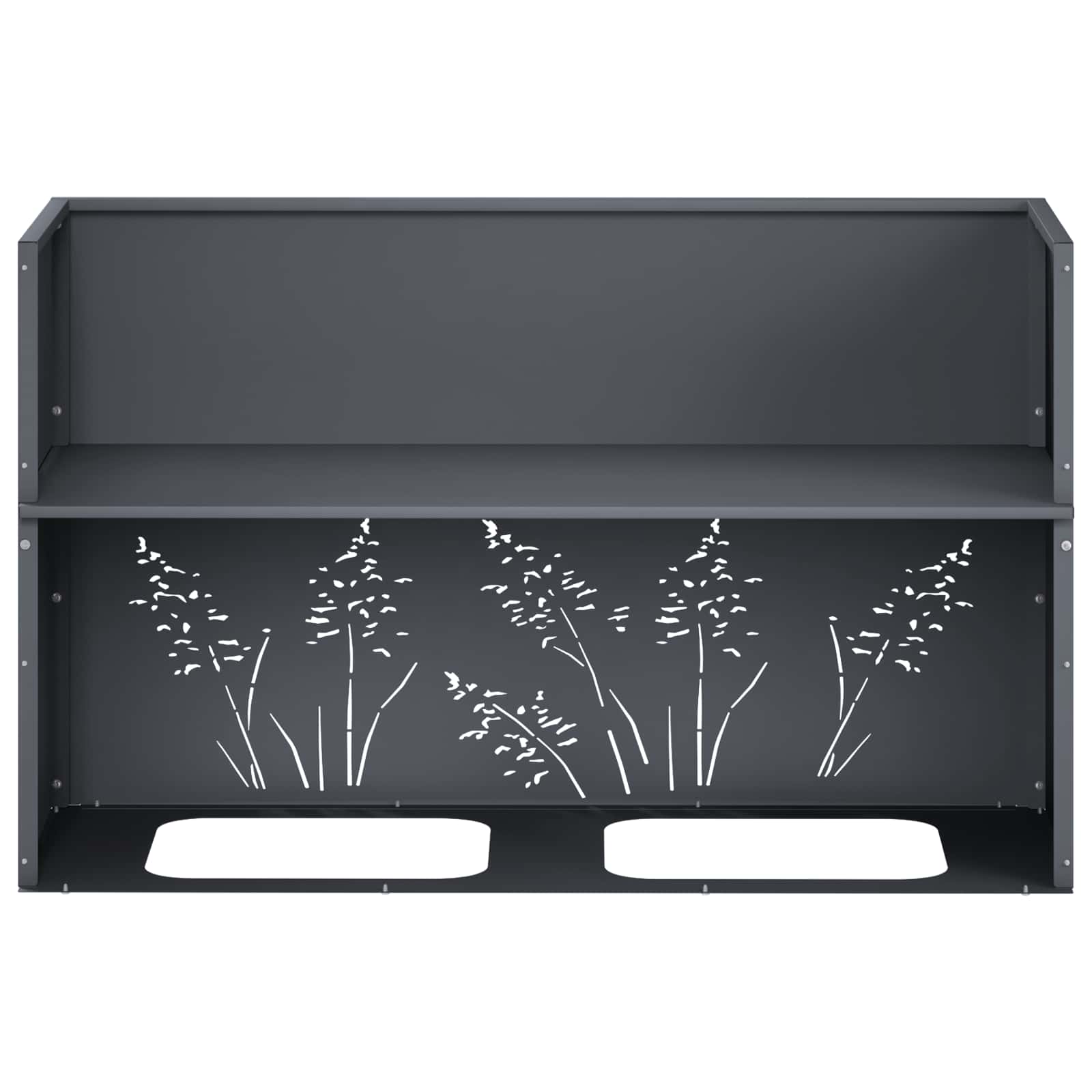 Plantenbak Antraciet 80 x 20 x 49 cm Koudgewalst staal image 8