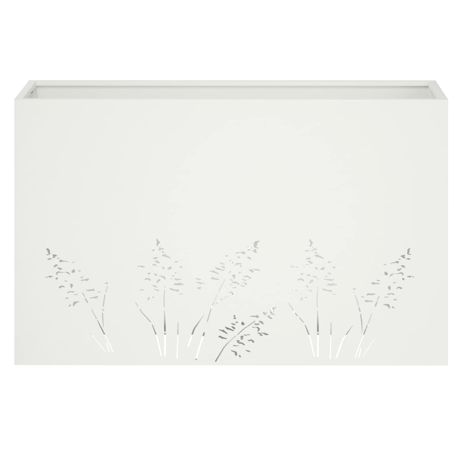 Plantenbak Wit 80 x 30 x 49 cm Koudgewalst staal image 4