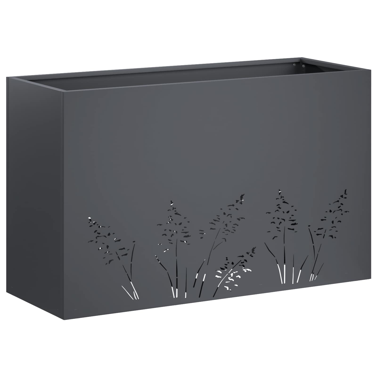 Plantenbak 2 st Antraciet 80 x 30 x 49 cm Koudgewalst staal image 4