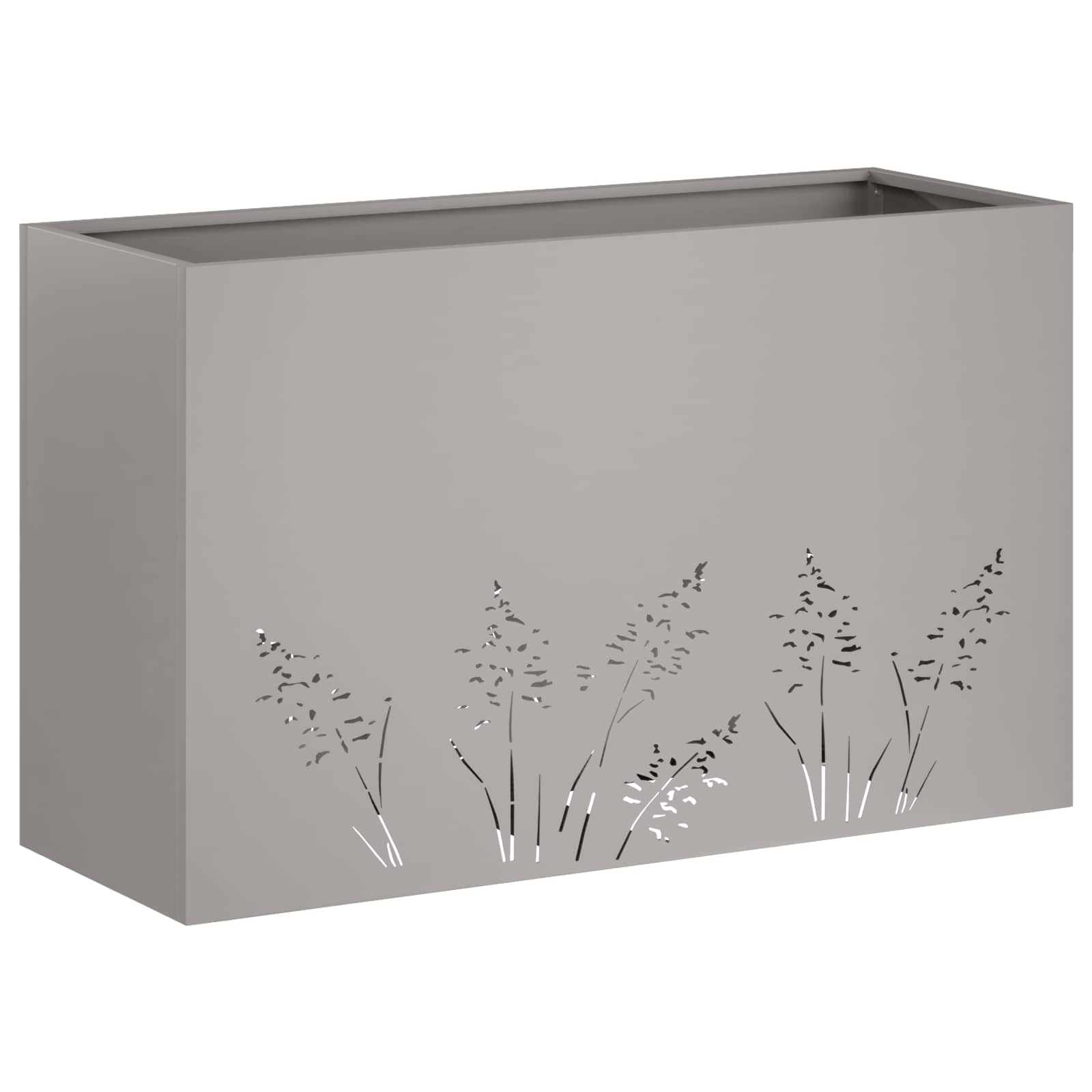 Plantenbak 2 st Roestkleurig 80 x 30 x 49 cm weervast staal image 4