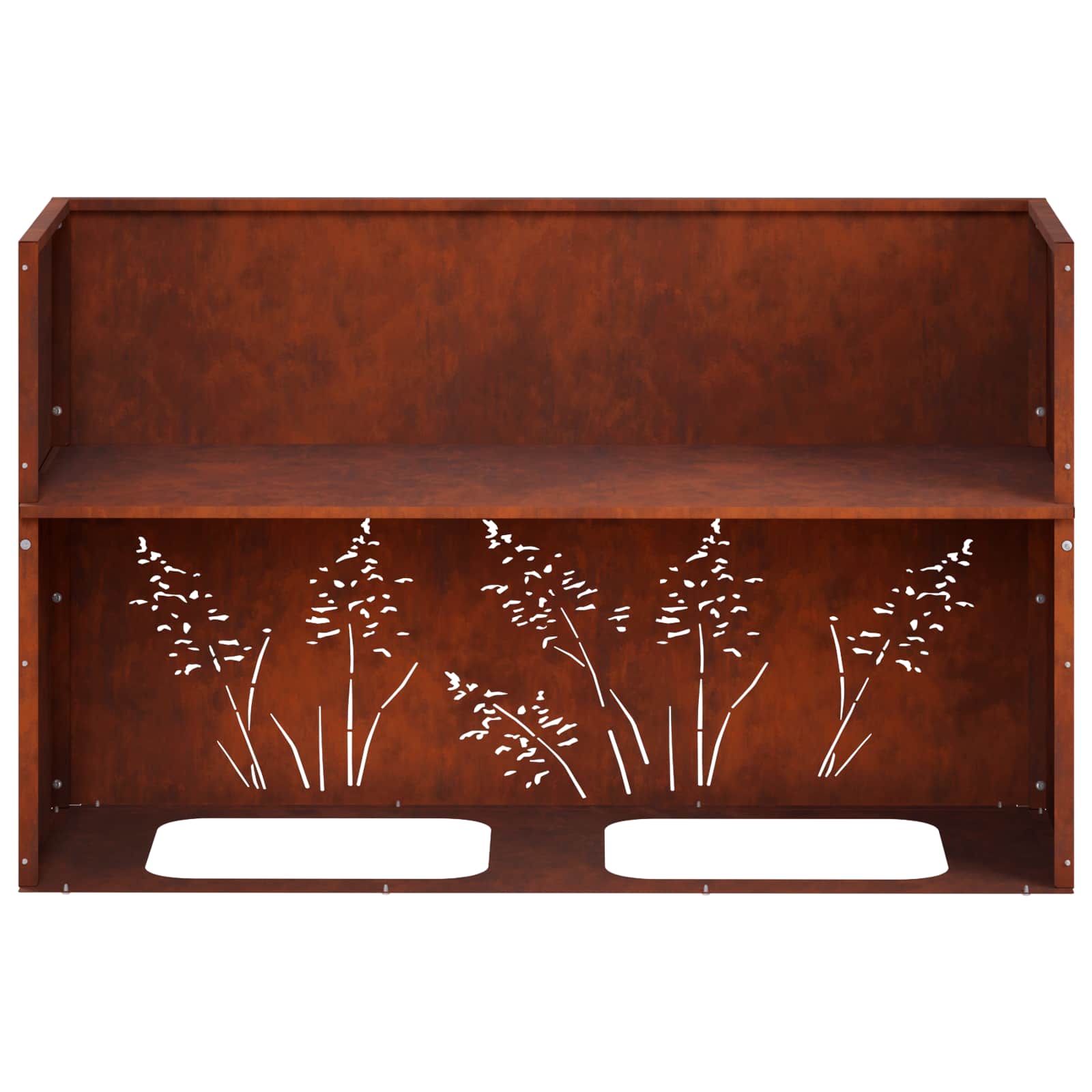 Plantenbak 2 st Roestkleurig 80 x 30 x 49 cm weervast staal image 10