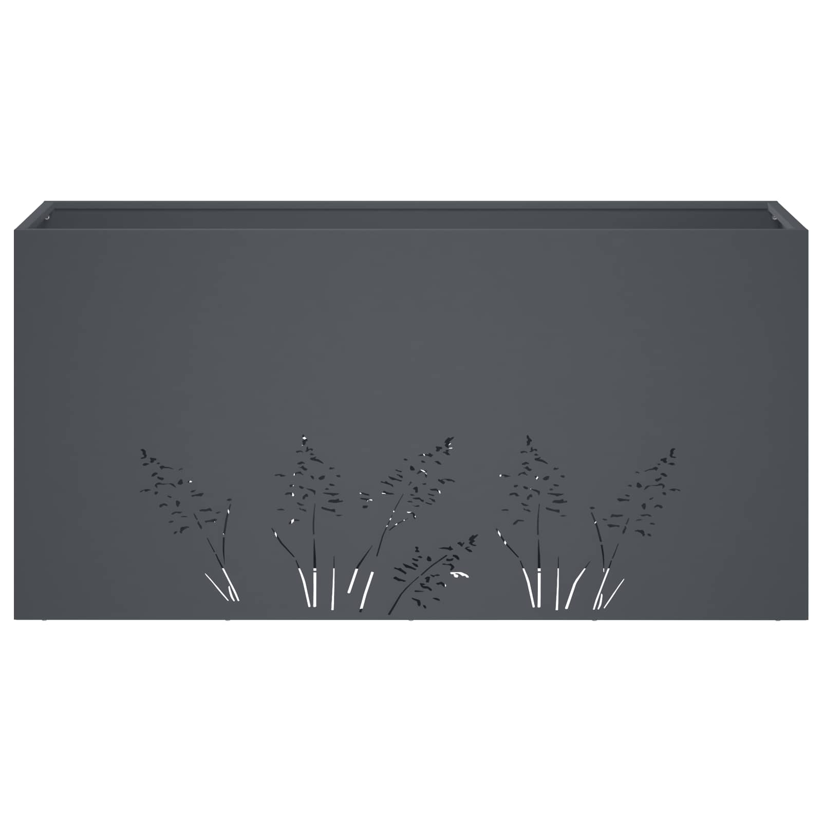 Plantenbak 2 st Antraciet 100 x 20 x 49 cm Koudgewalst staal image 5