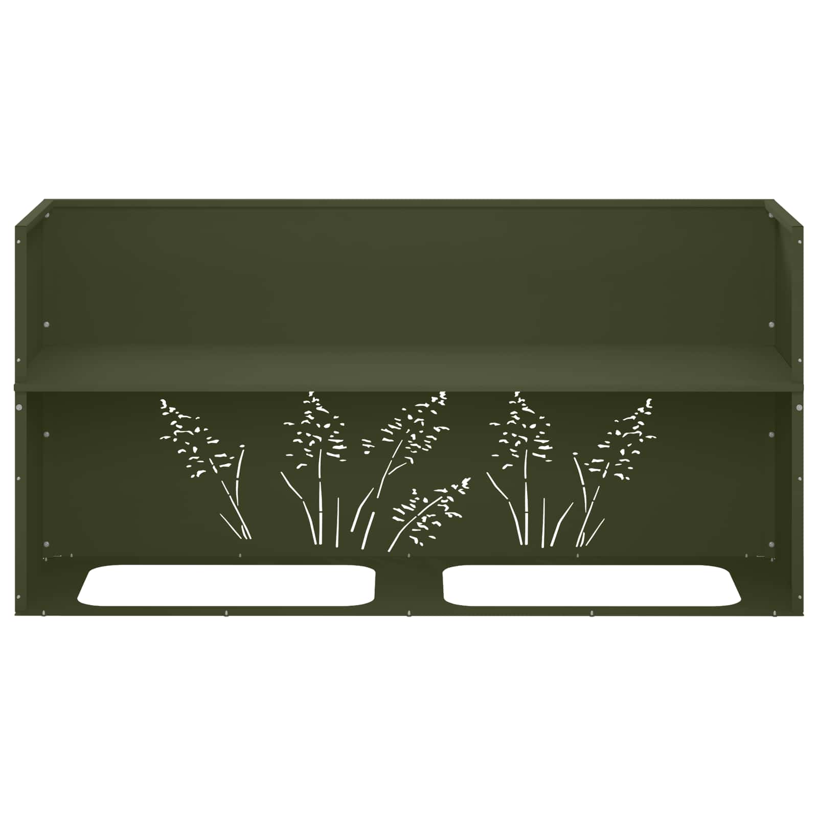 Plantenbak Olijfgroen 100 x 20 x 49 cm Koudgewalst staal image 8