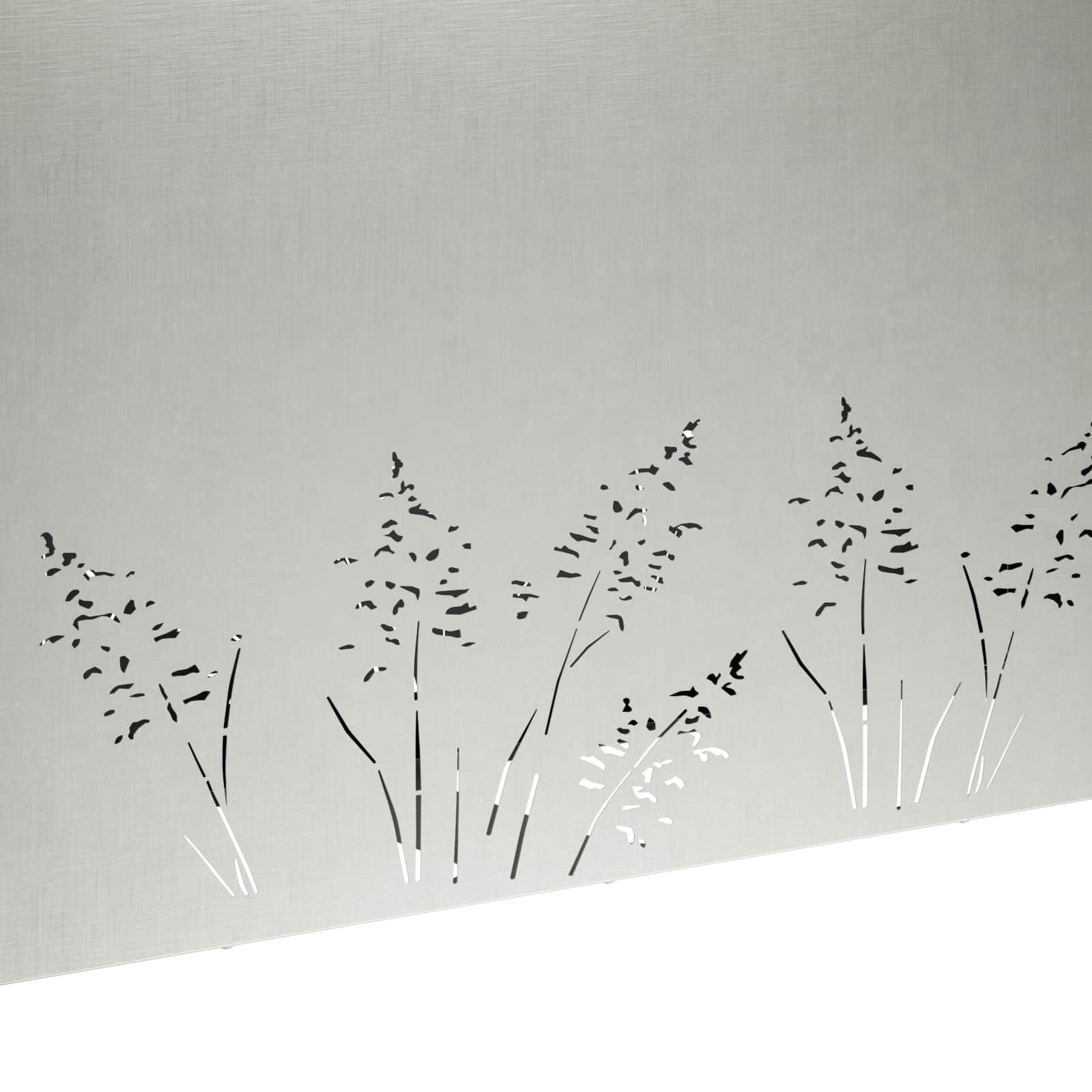 Plantenbak zilver 100 x 20 x 49 cm Roestvrij staal image 7