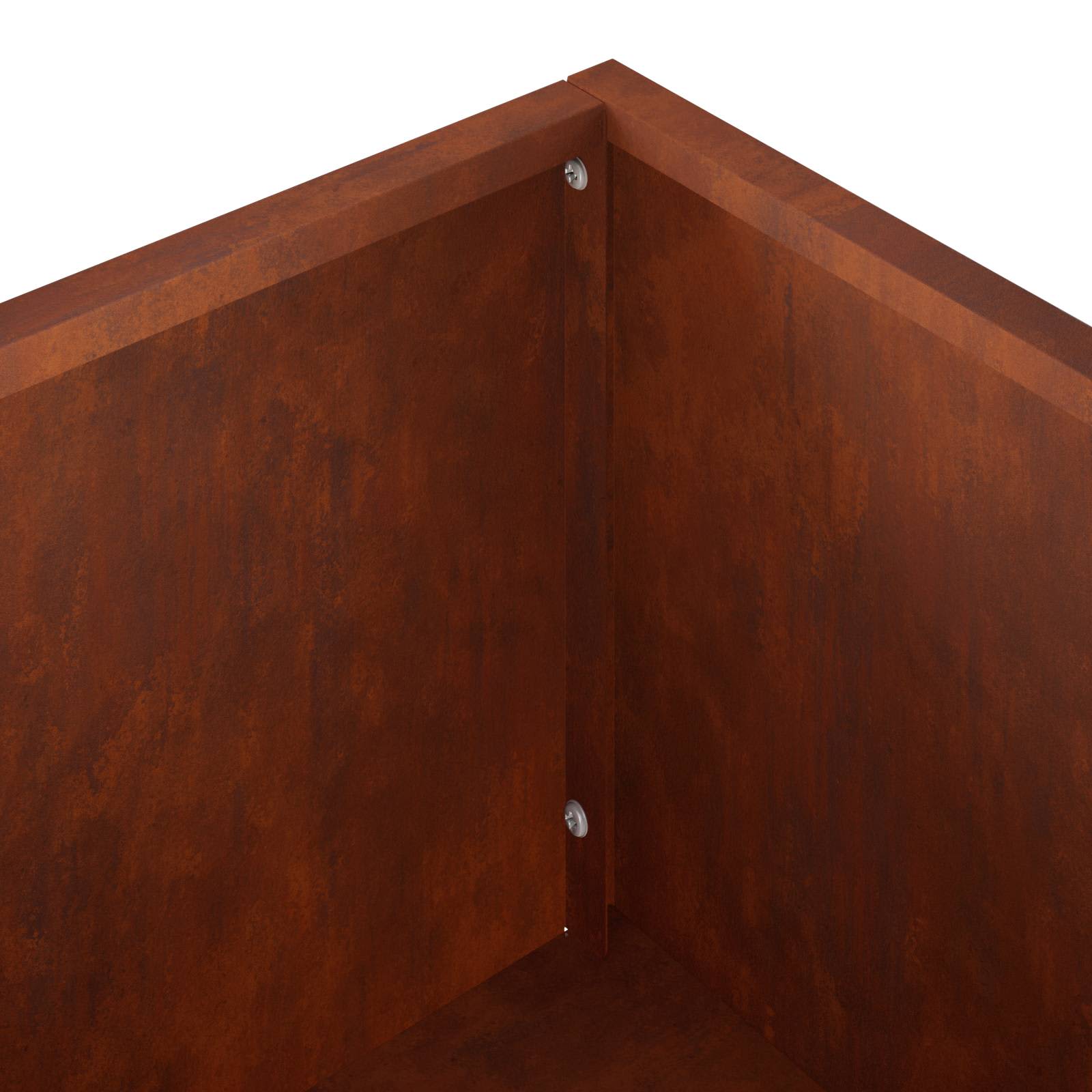 Plantenbak 2 st Roestkleurig 100 x 20 x 49 cm weervast staal image 8