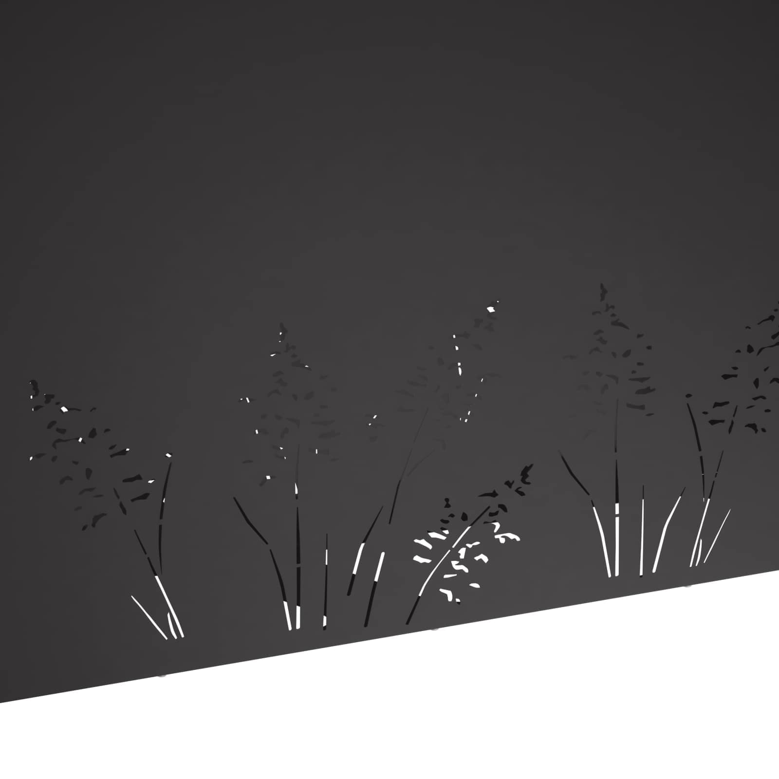 Plantenbak Zwart 100 x 30 x 49 cm Koudgewalst staal image 7