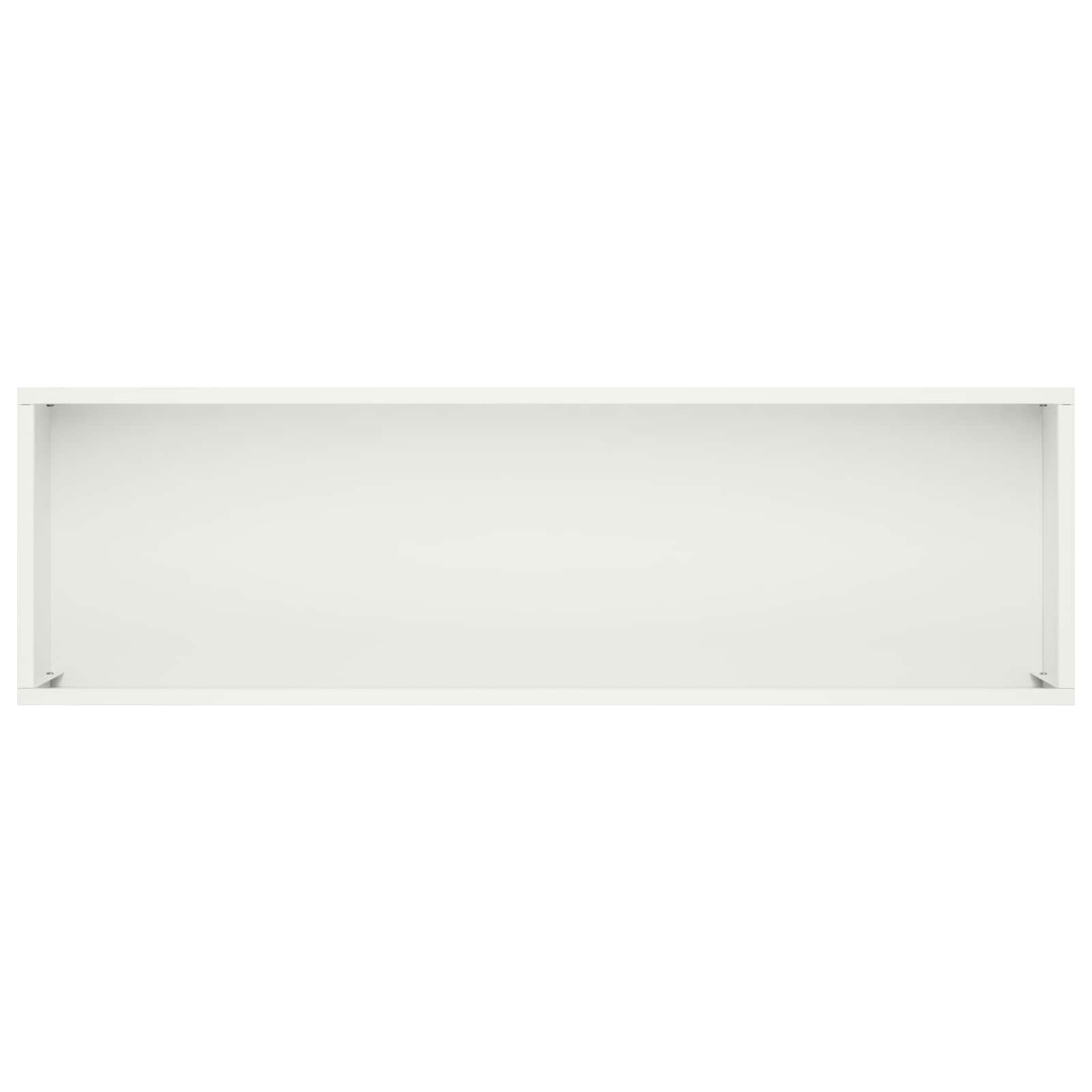 Plantenbak Wit 100 x 30 x 49 cm Koudgewalst staal image 5