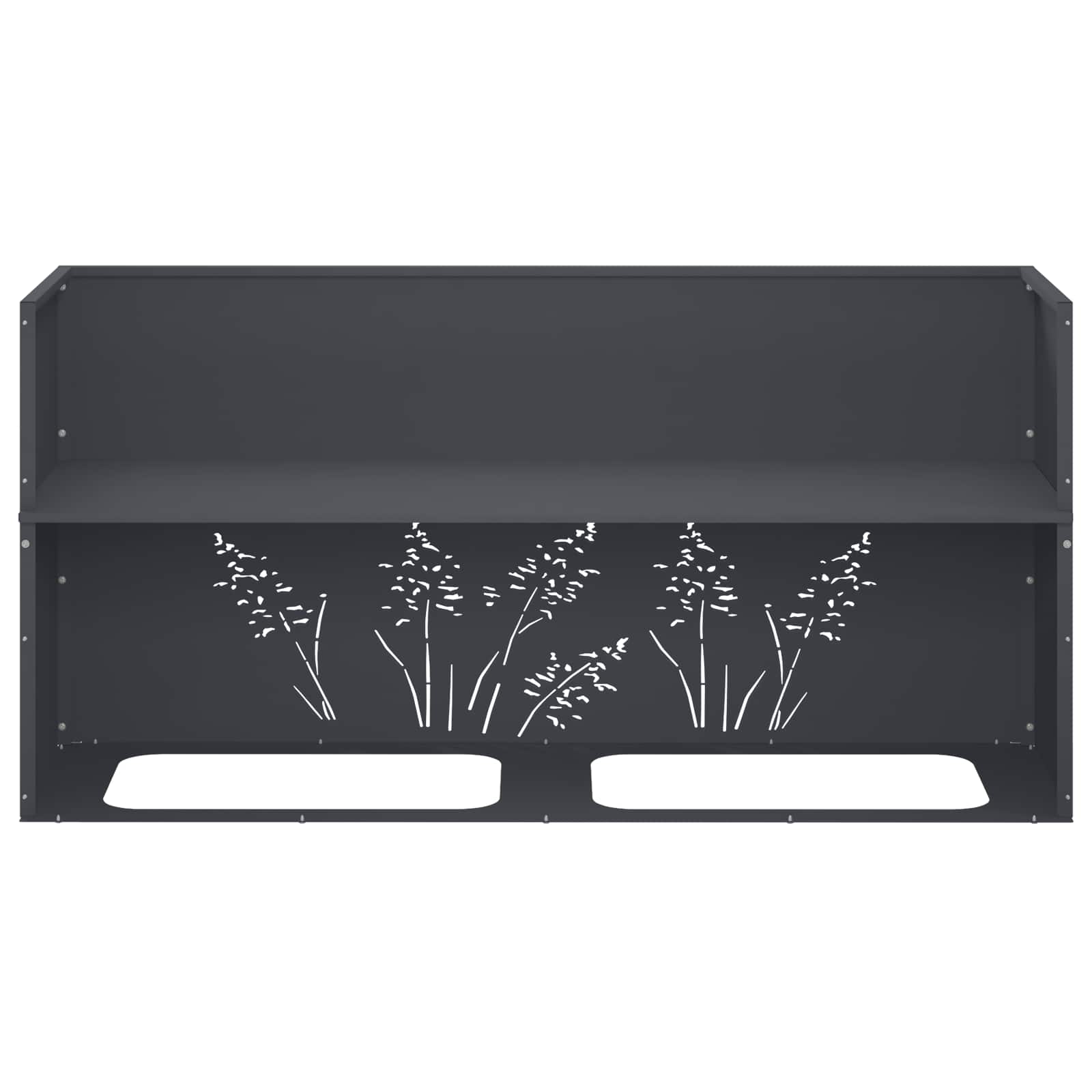 Plantenbak 2 st Antraciet 100 x 30 x 49 cm Koudgewalst staal image 9