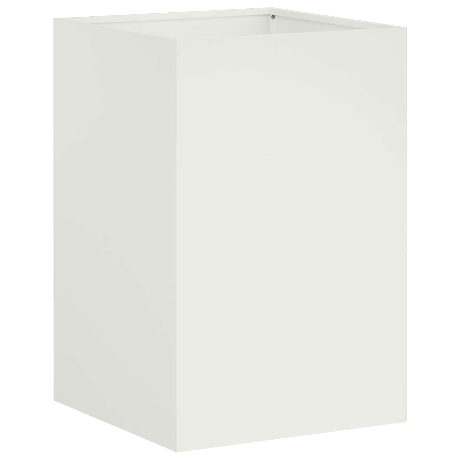 Plantenbak Wit 40 x 40 x 60 cm Koudgewalst staal image 2