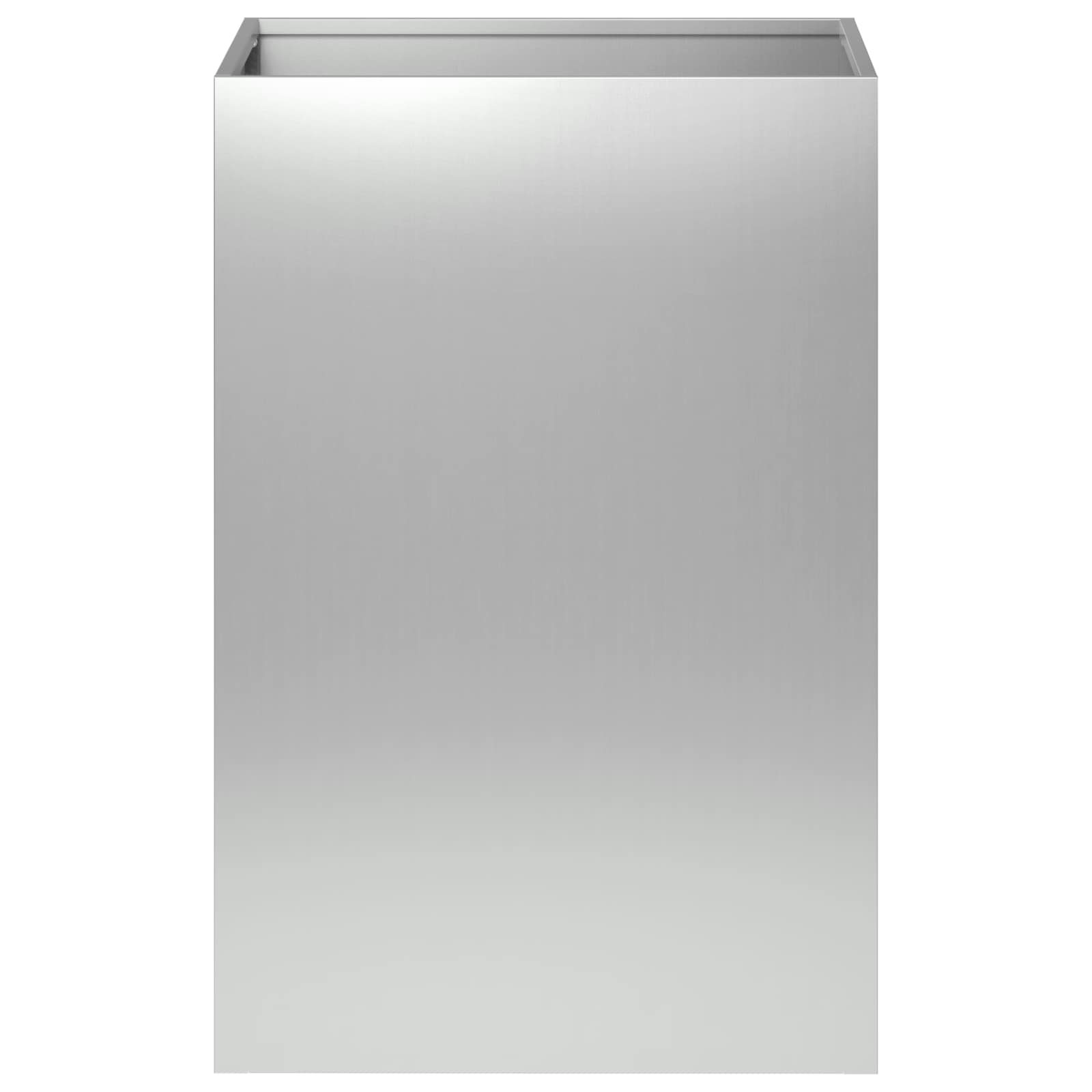 Plantenbak zilver 40 x 40 x 60 cm Gegalvaniseerd staal image 3