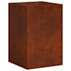 vidaXL Aia istutuspot Rooste 40 x 40 x 60 cm Ilmastikukindel teras