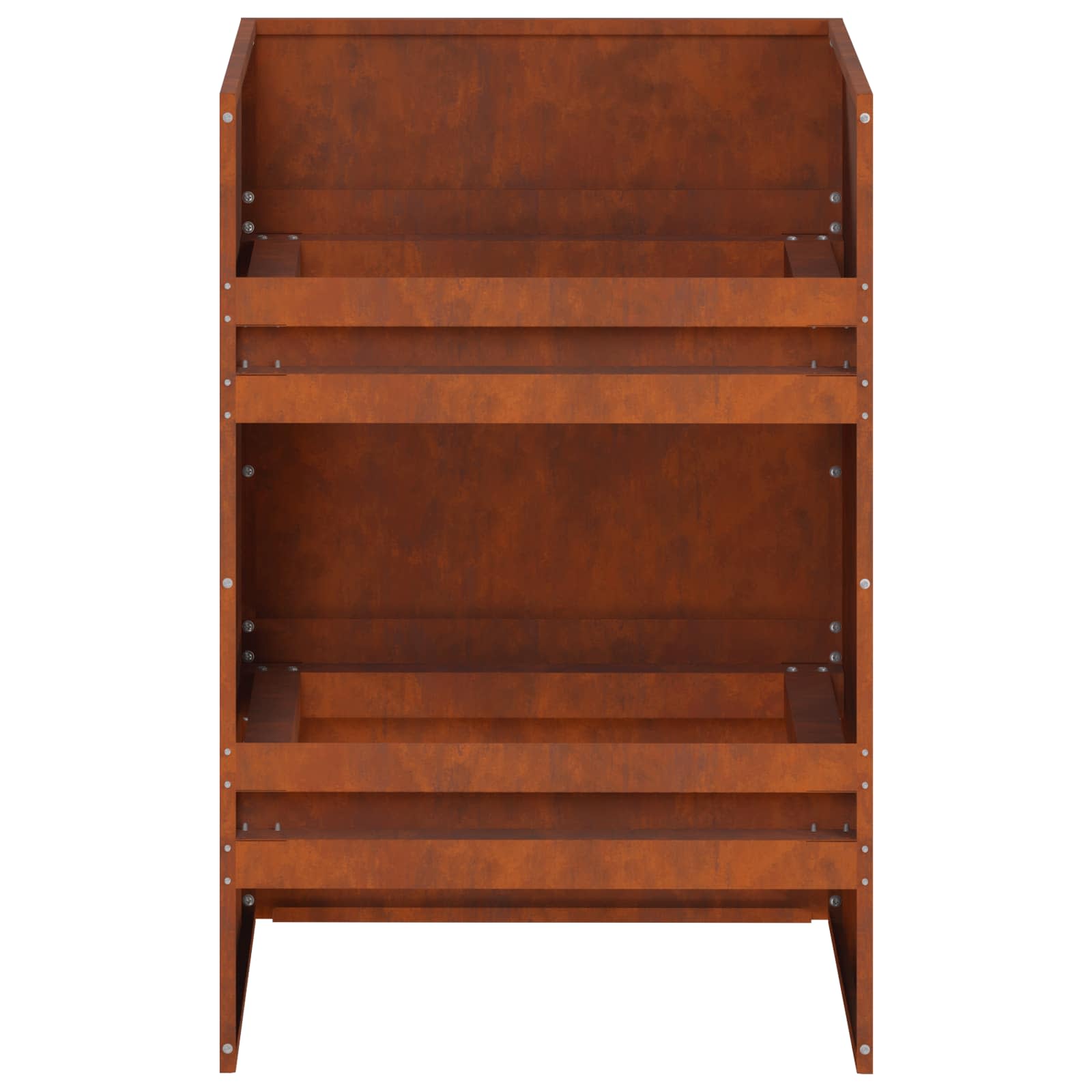 Plantenbak Roestkleurig 40 x 40 x 60 cm weervast staal image 9