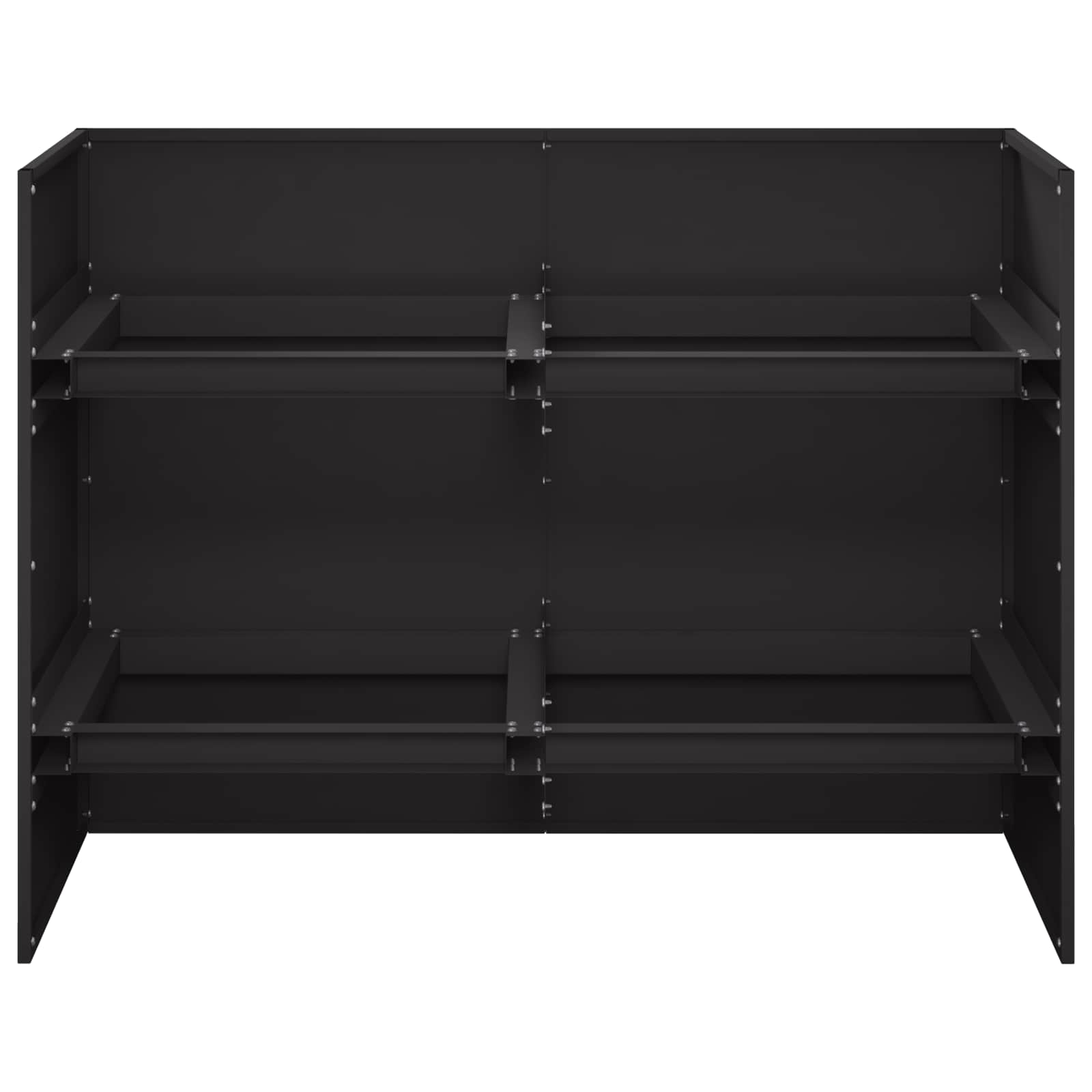 Plantenbak Zwart 80 x 40 x 60 cm Koudgewalst staal image 6