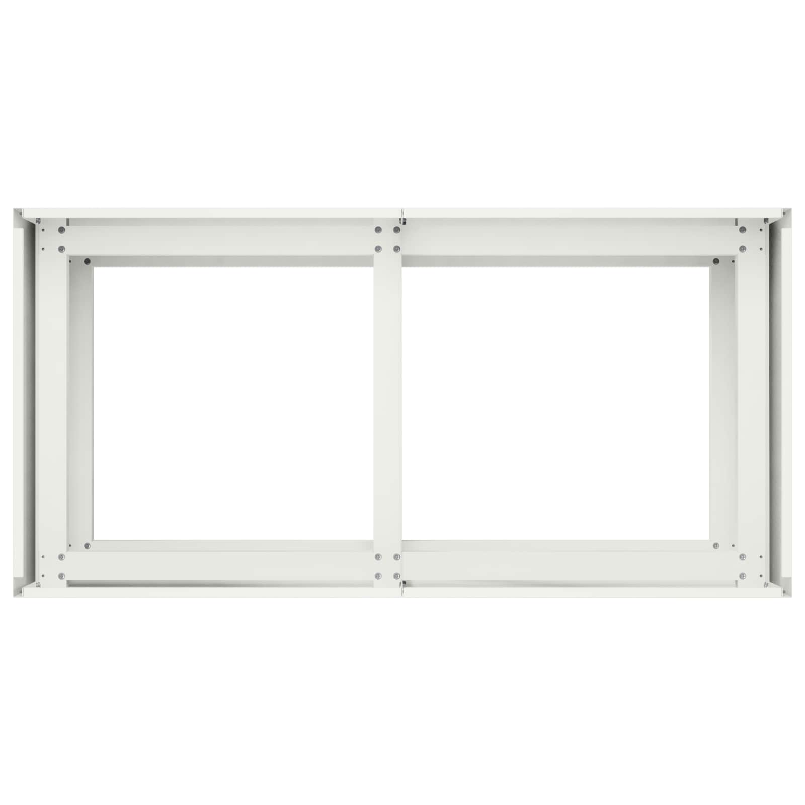 Plantenbak Wit 80 x 40 x 60 cm Koudgewalst staal image 4