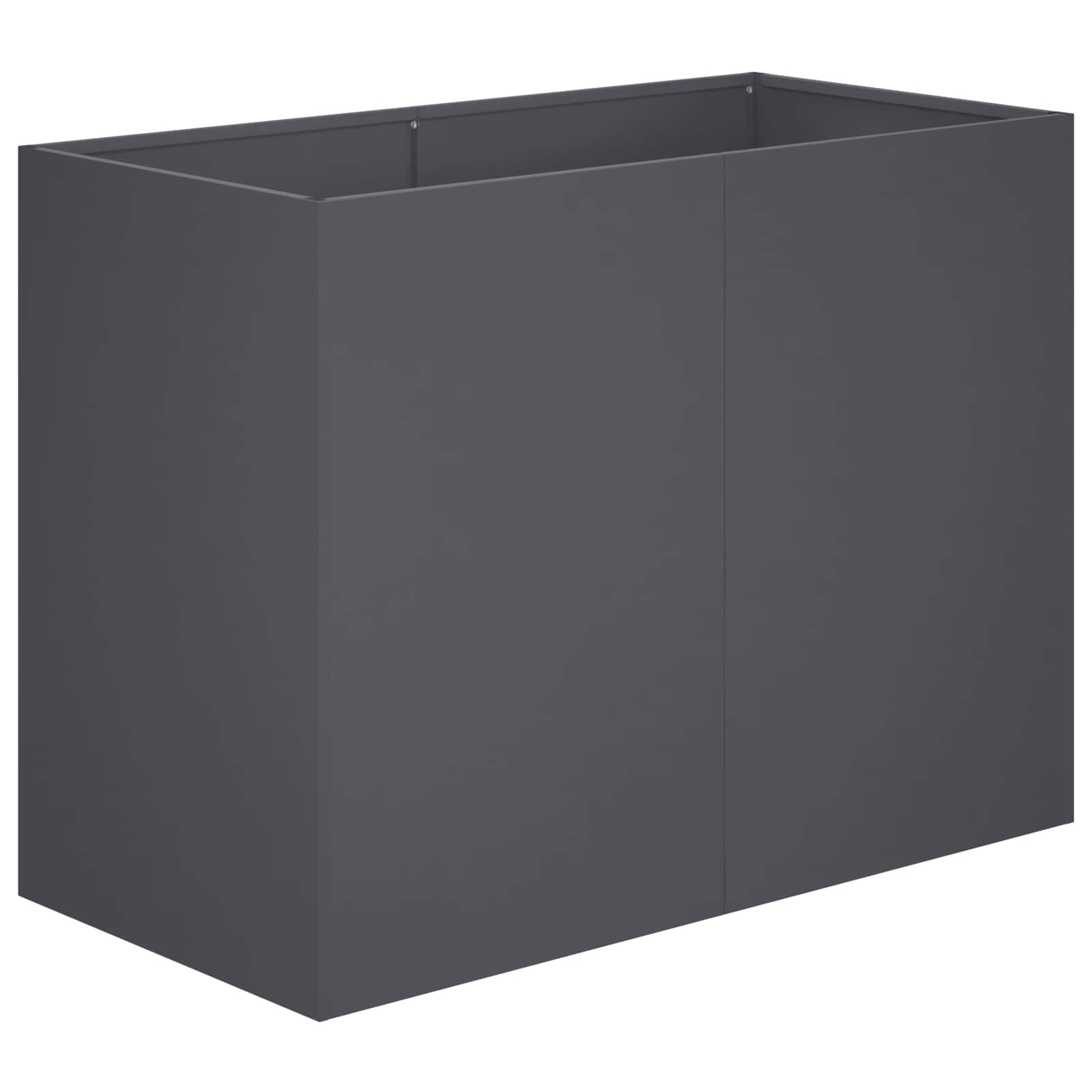 Plantenbak Antraciet 80 x 40 x 60 cm Koudgewalst staal image 2