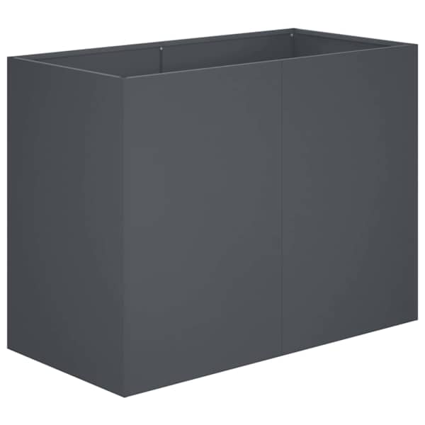 vidaXL Aia istutuspot Antratsiit 80 x 40 x 60 cm K&uuml;lmvalmistatud teras