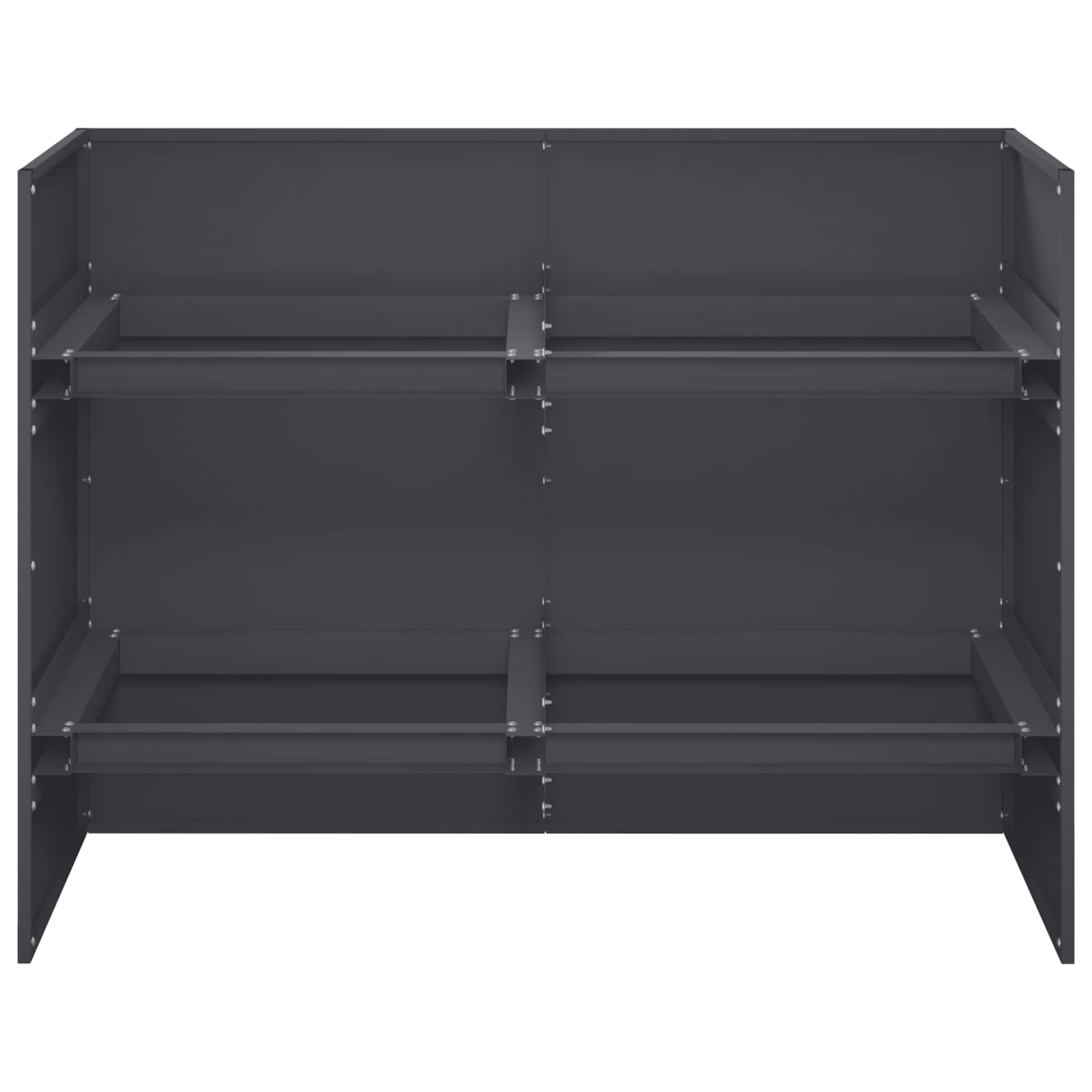 Plantenbak Antraciet 80 x 40 x 60 cm Koudgewalst staal image 6