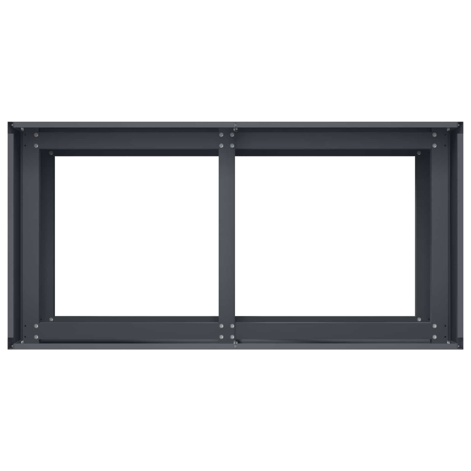 Plantenbak Antraciet 80 x 40 x 60 cm Koudgewalst staal image 4