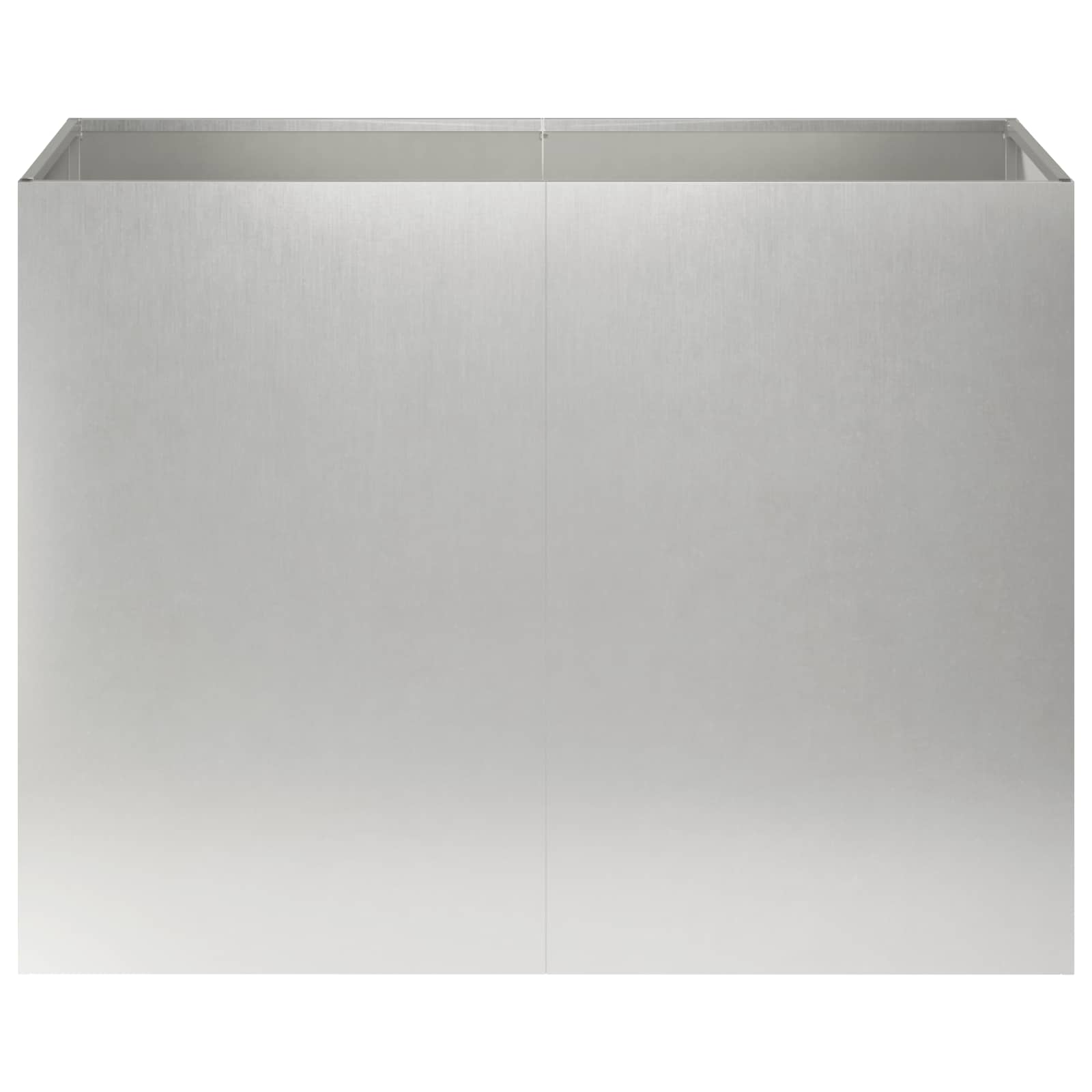 Plantenbak zilver 80 x 40 x 60 cm Roestvrij staal image 3